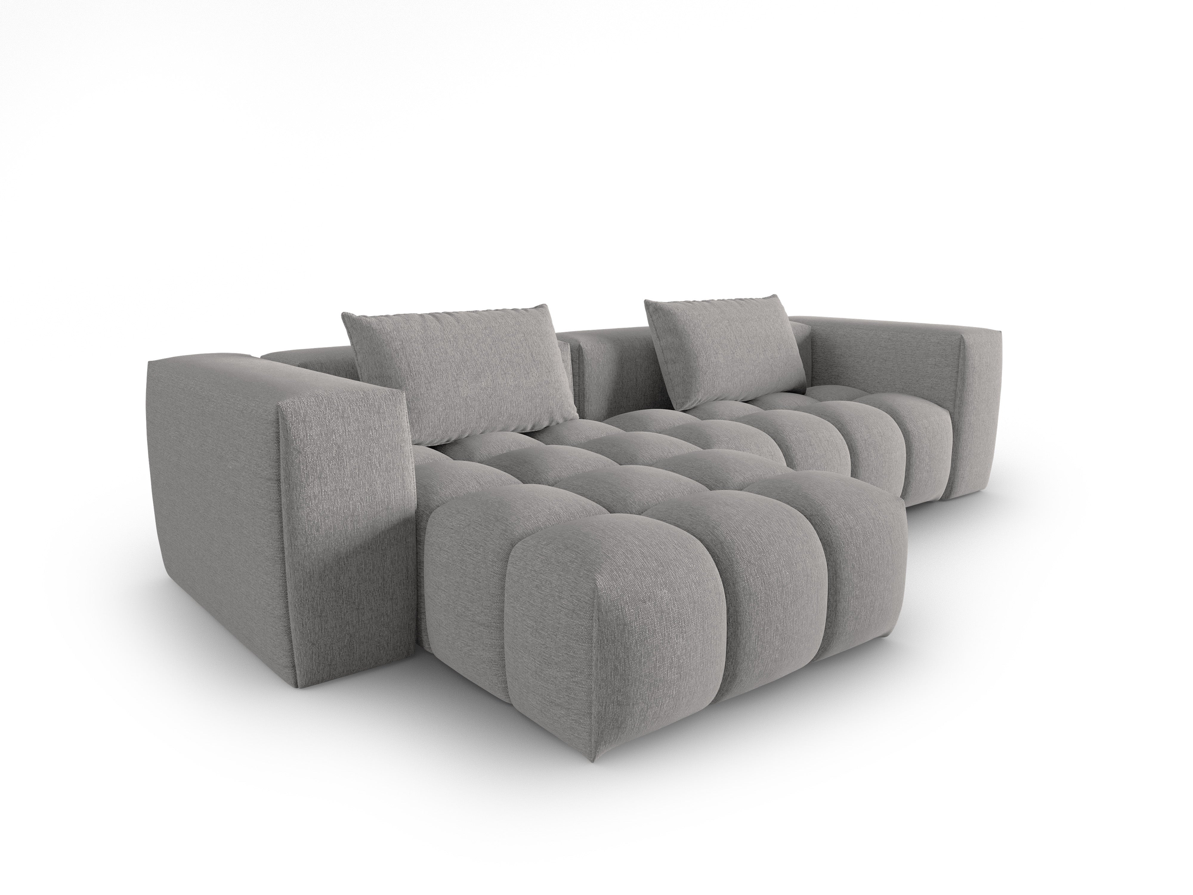 3-sitziges linksseitiges Ecksofa VERONA warmgrau