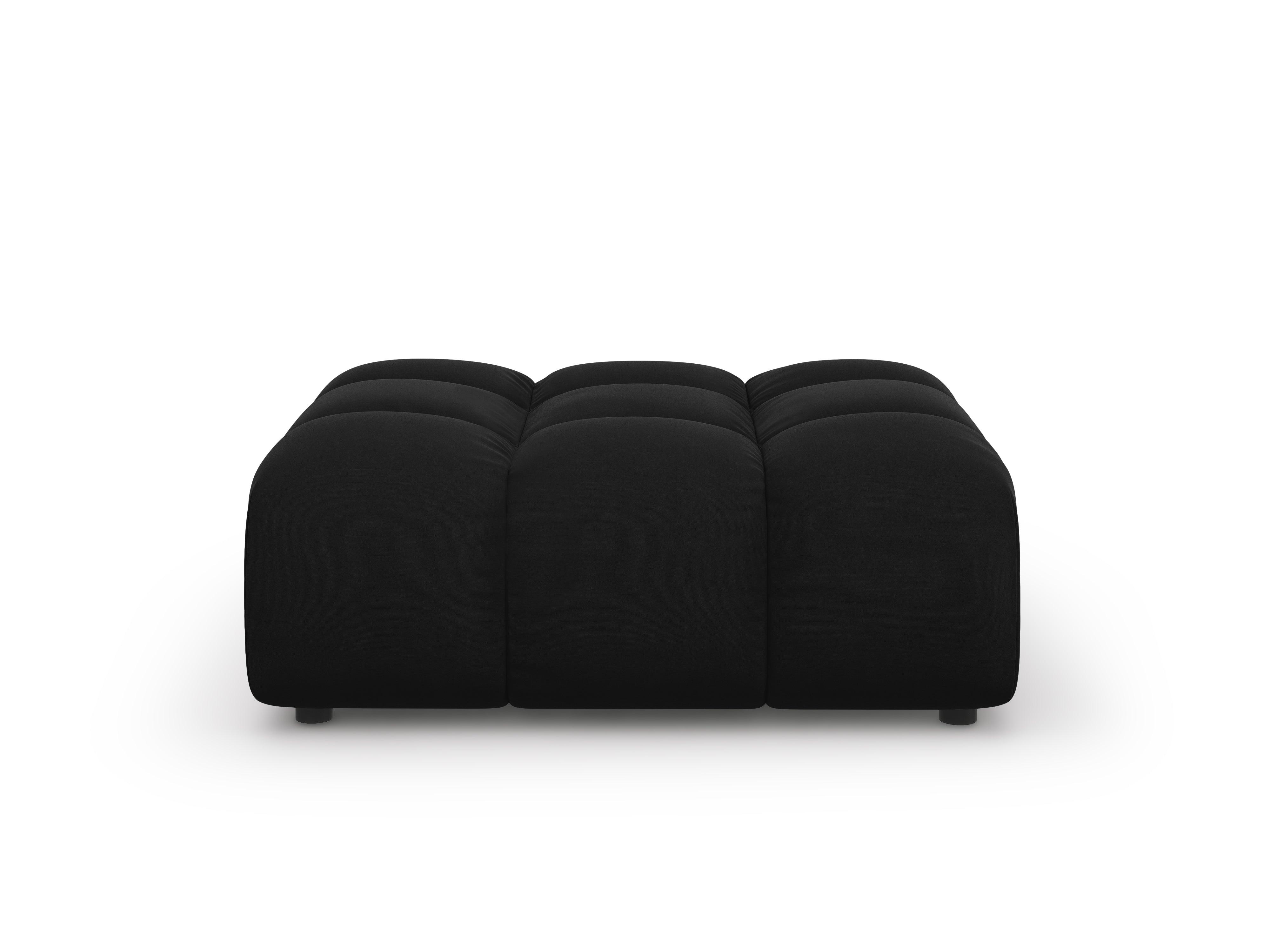 Puf aksamitny SKY czarny Cosmopolitan Design Eye on Design