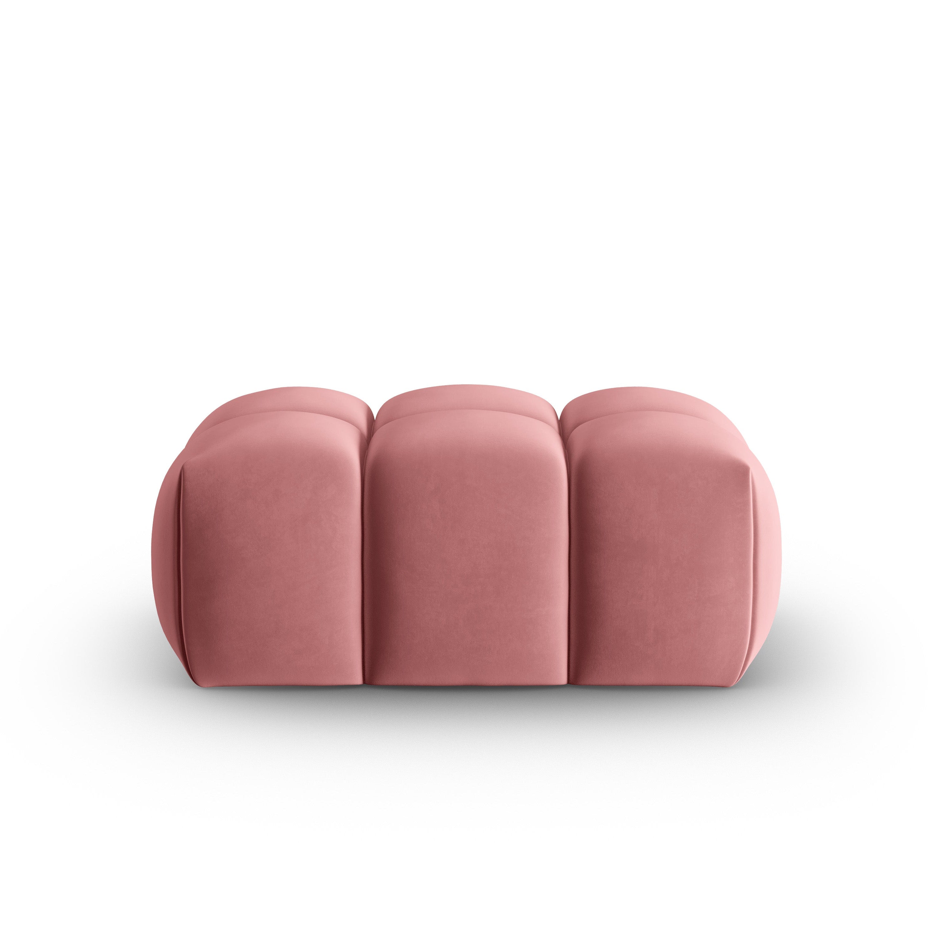 Samtpouf VERONA rosa Flamingo