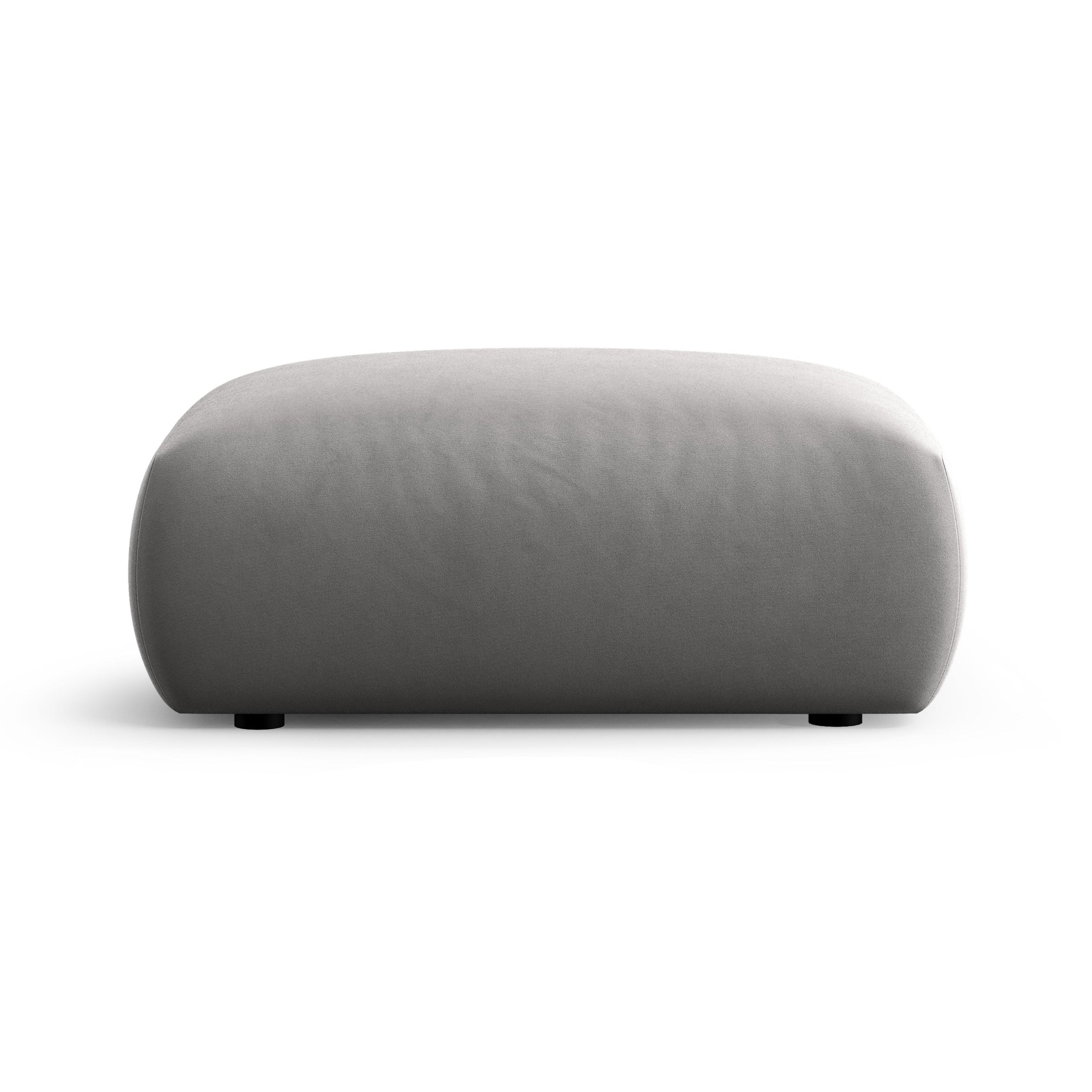 Samtpouf MATERA grau