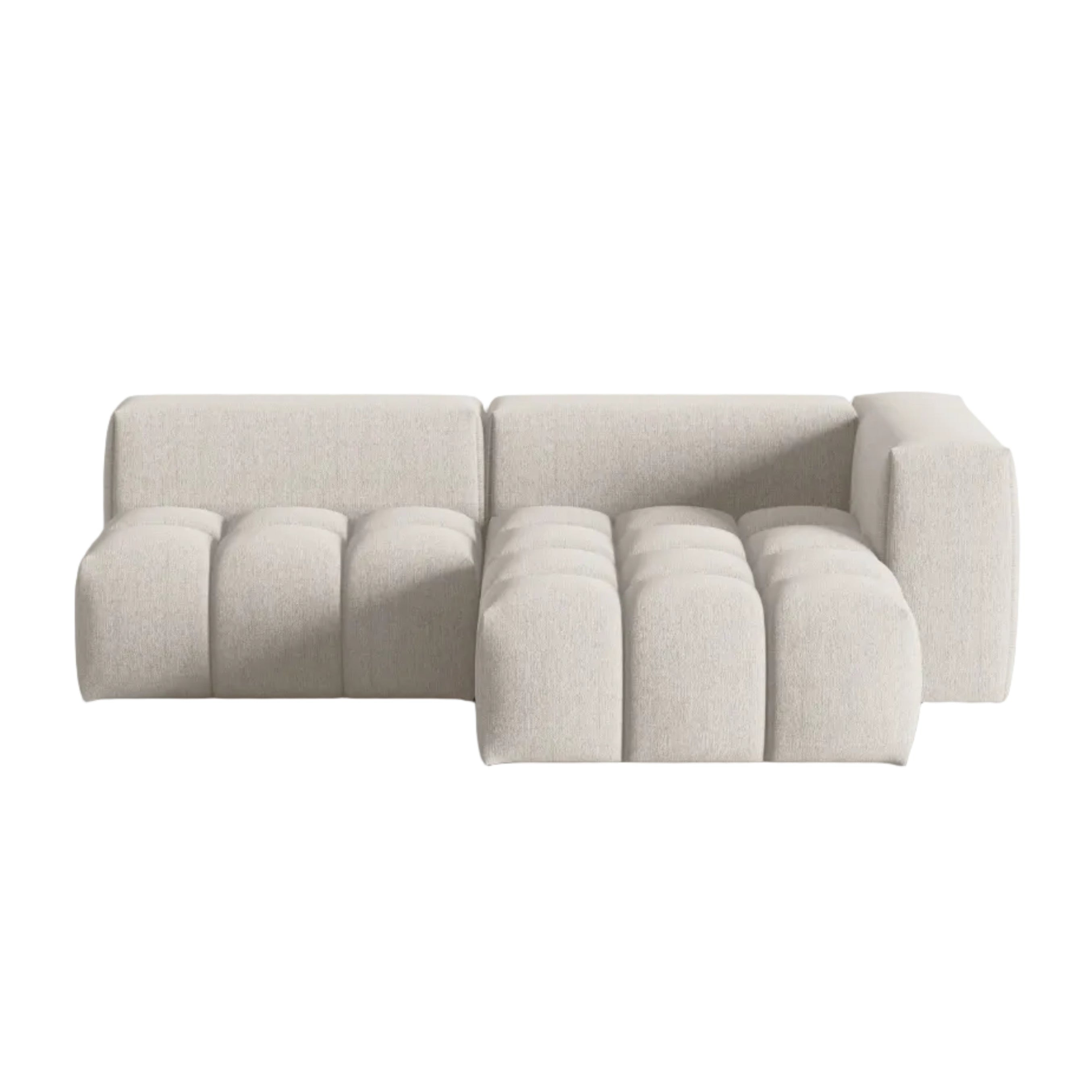 3-sitziges offenes Ecksofa VERONA beige