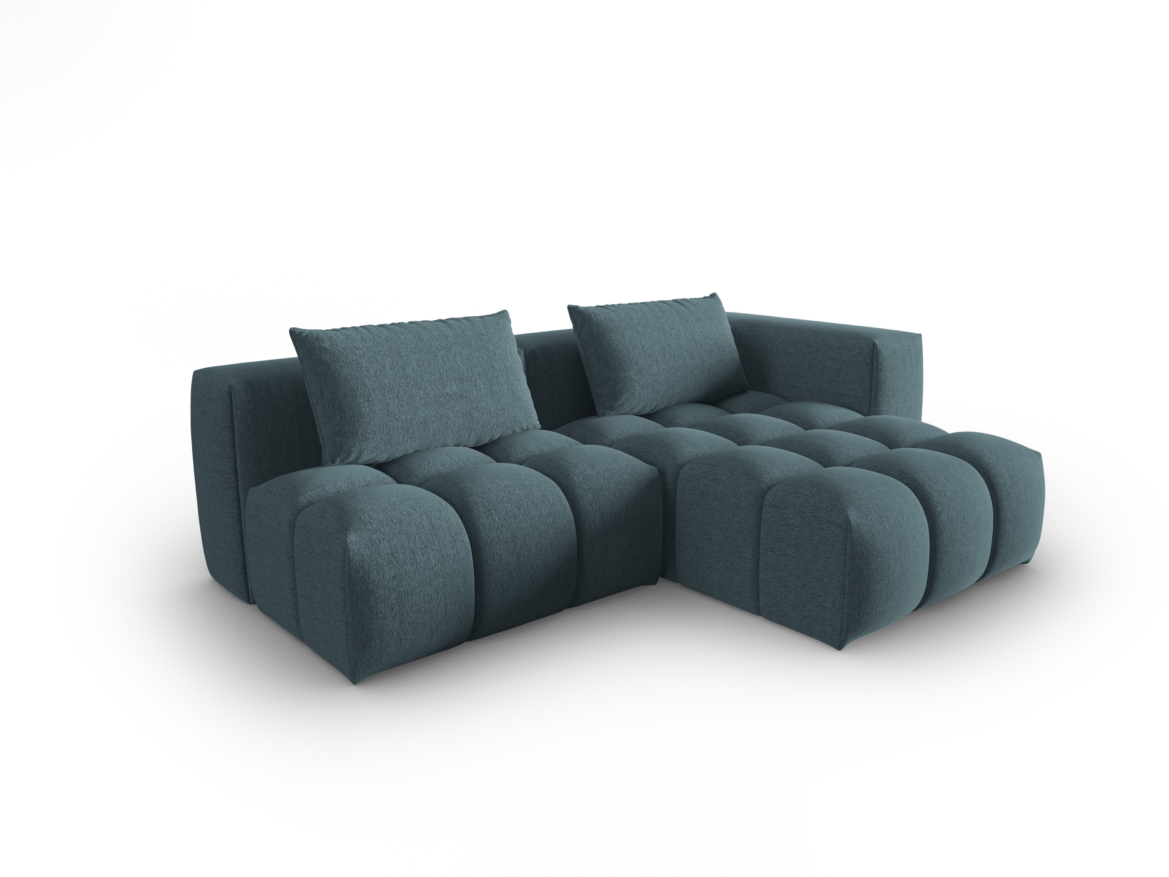3-sitziges offenes Ecksofa VERONA hellblau