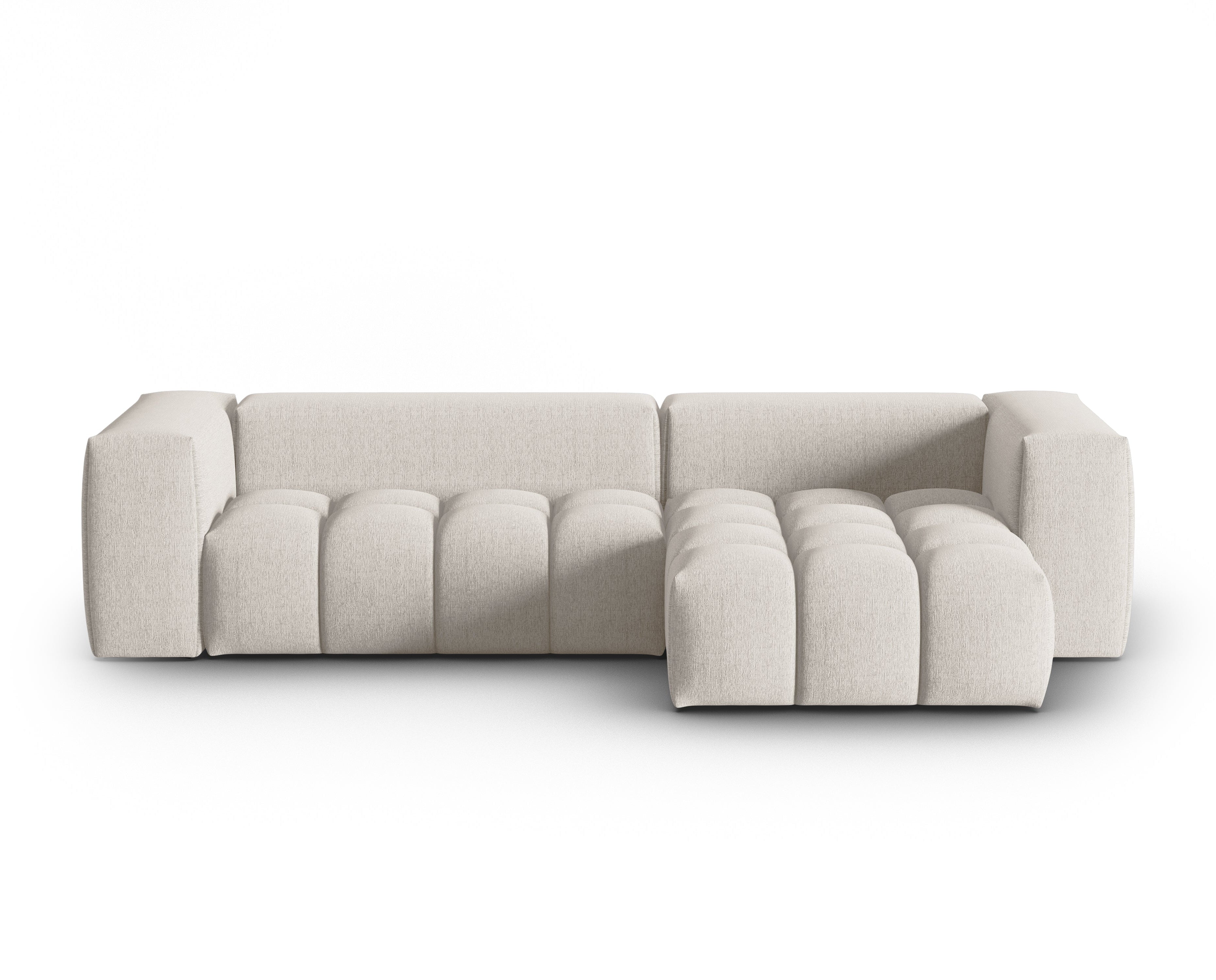 3-sitziges rechtsseitiges Ecksofa VERONA beige