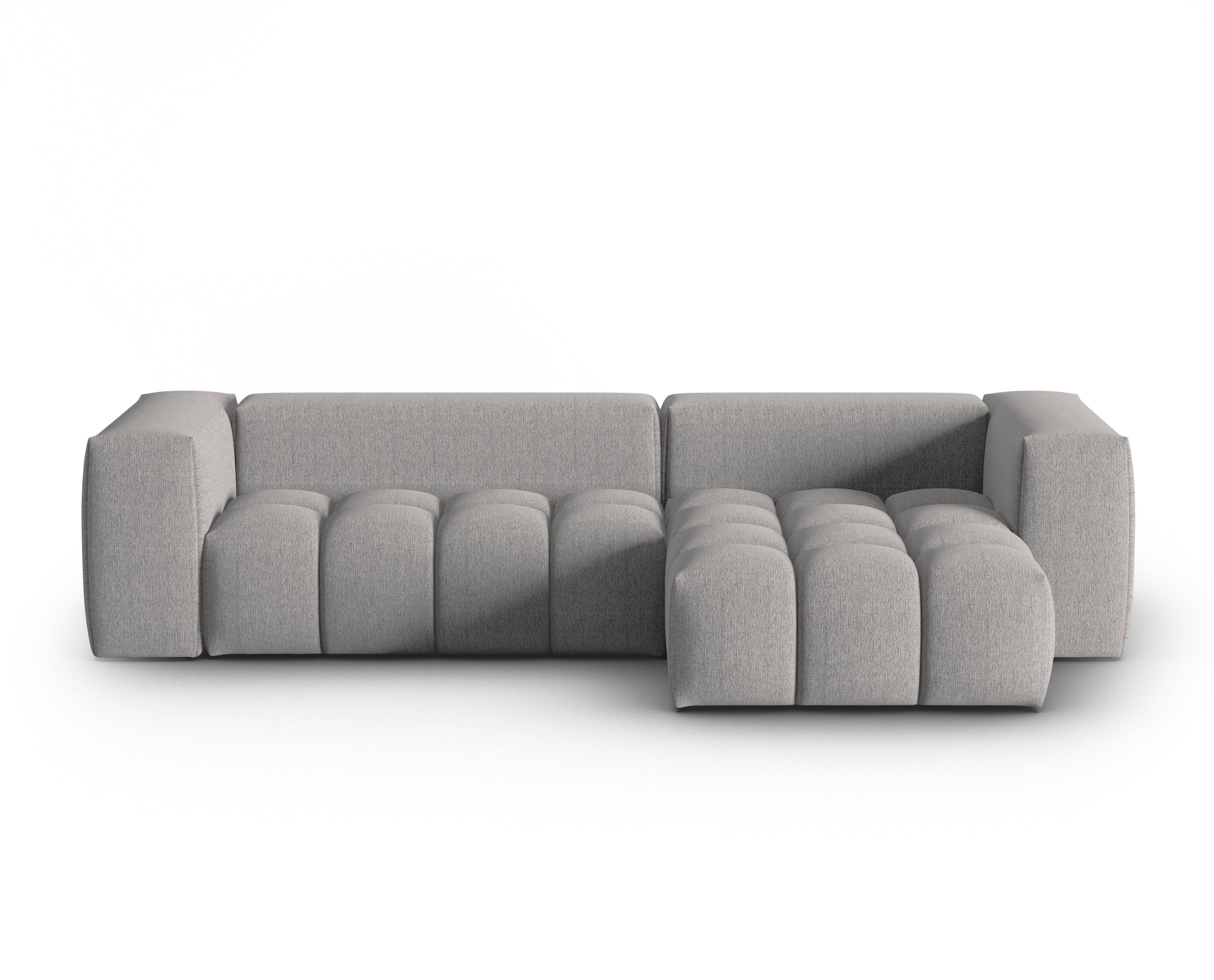 3-sitziges rechtsseitiges Ecksofa VERONA warmgrau