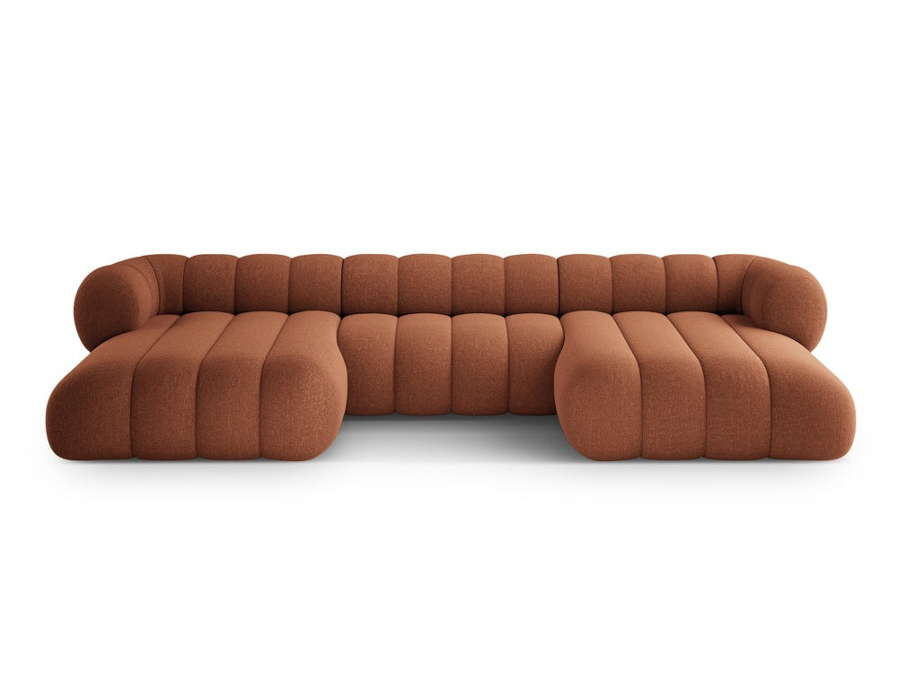 Sofa Panoramisch 6-Personen KOGE Ziegelrot