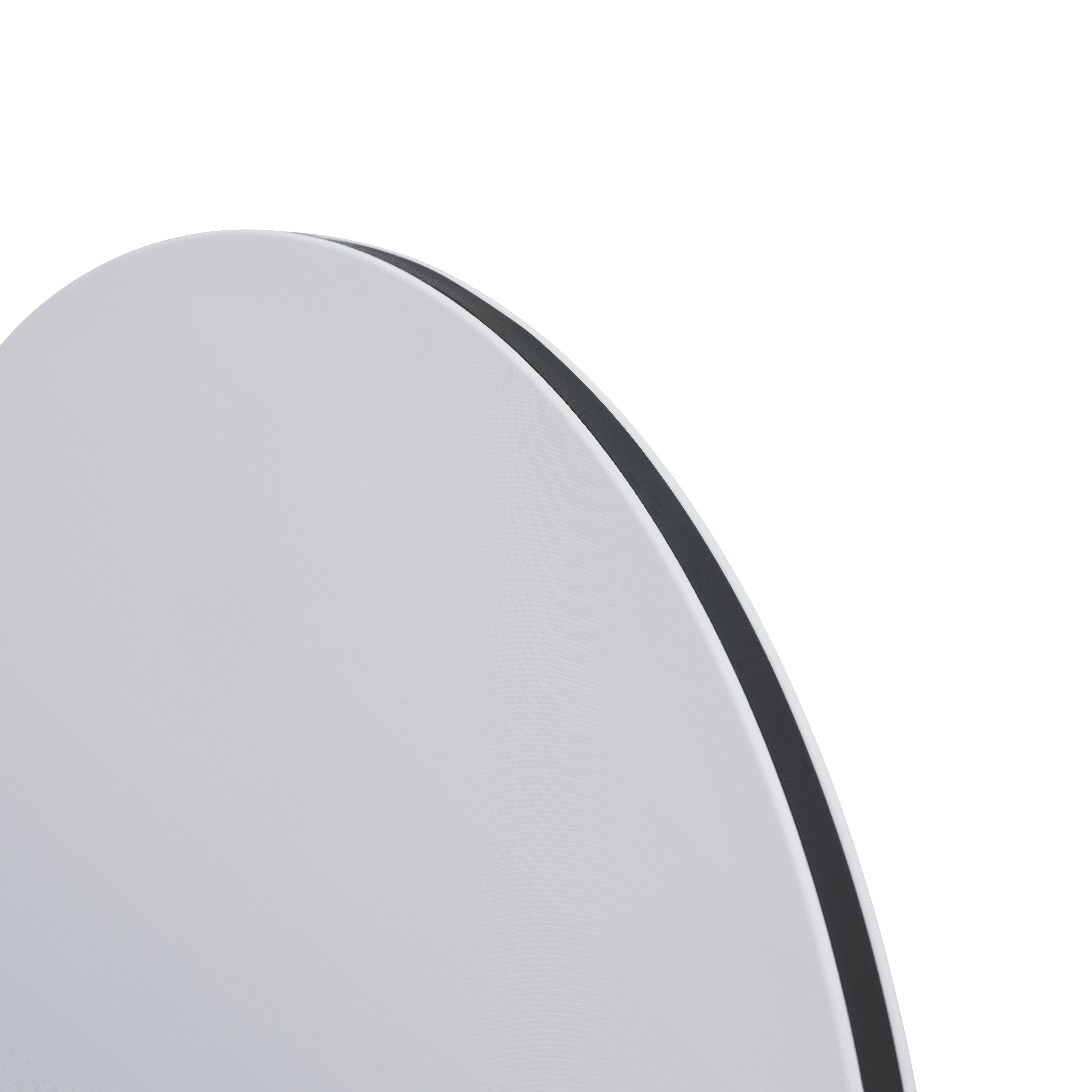 Lampa ścienna CALM biały z czarną obwódką