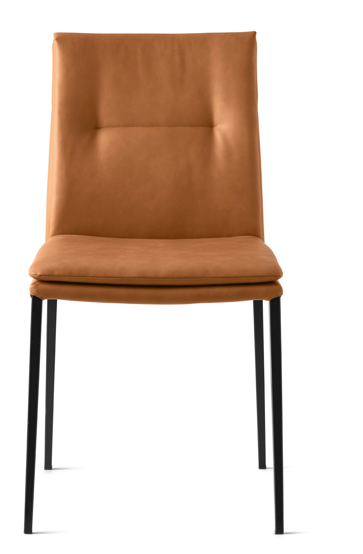 CARMEN LARGE upholstered chair with a black base