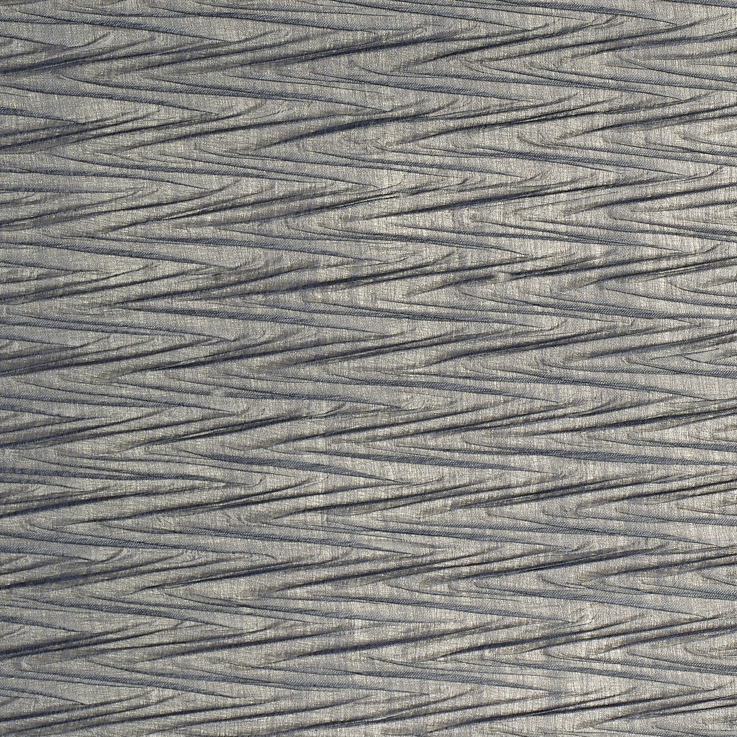 Strukturierte textile Tapete mit metallischem geometrischem Muster THÉIA in Anthrazit