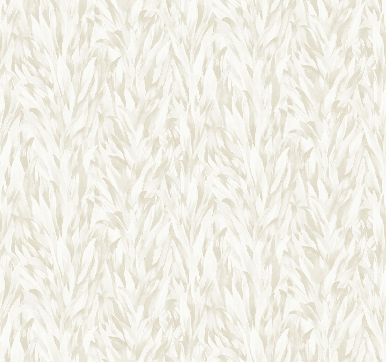 Textile wallpaper with a plant pattern NOLINE - GRÈGE gray with beige