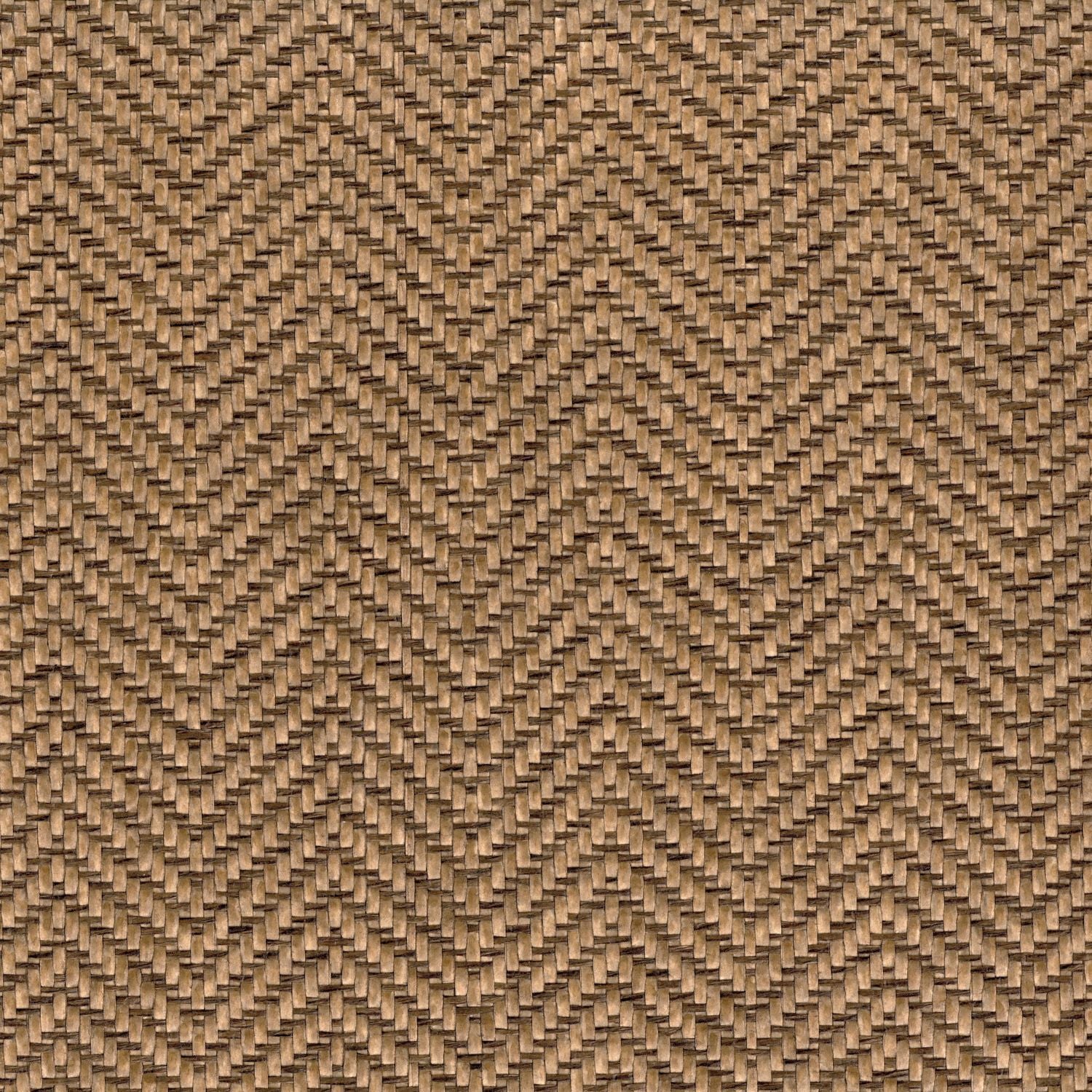 Structural paper wallpaper resembling raffia KASANE - NATUREL light brown