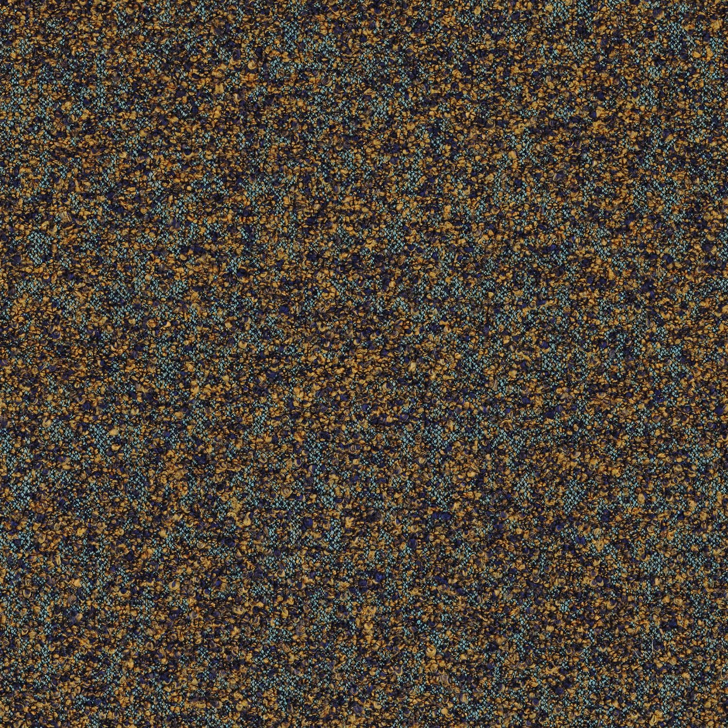 Structural textile wallpaper EXQUIS - TOPAZE / AMBRE gray-brown with amber