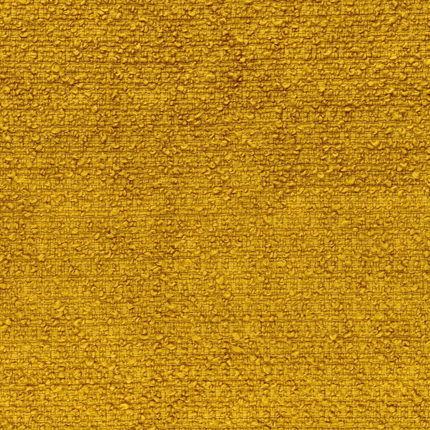 Textured textile wallpaper boucle ETREINTE - MUSTARD mustard