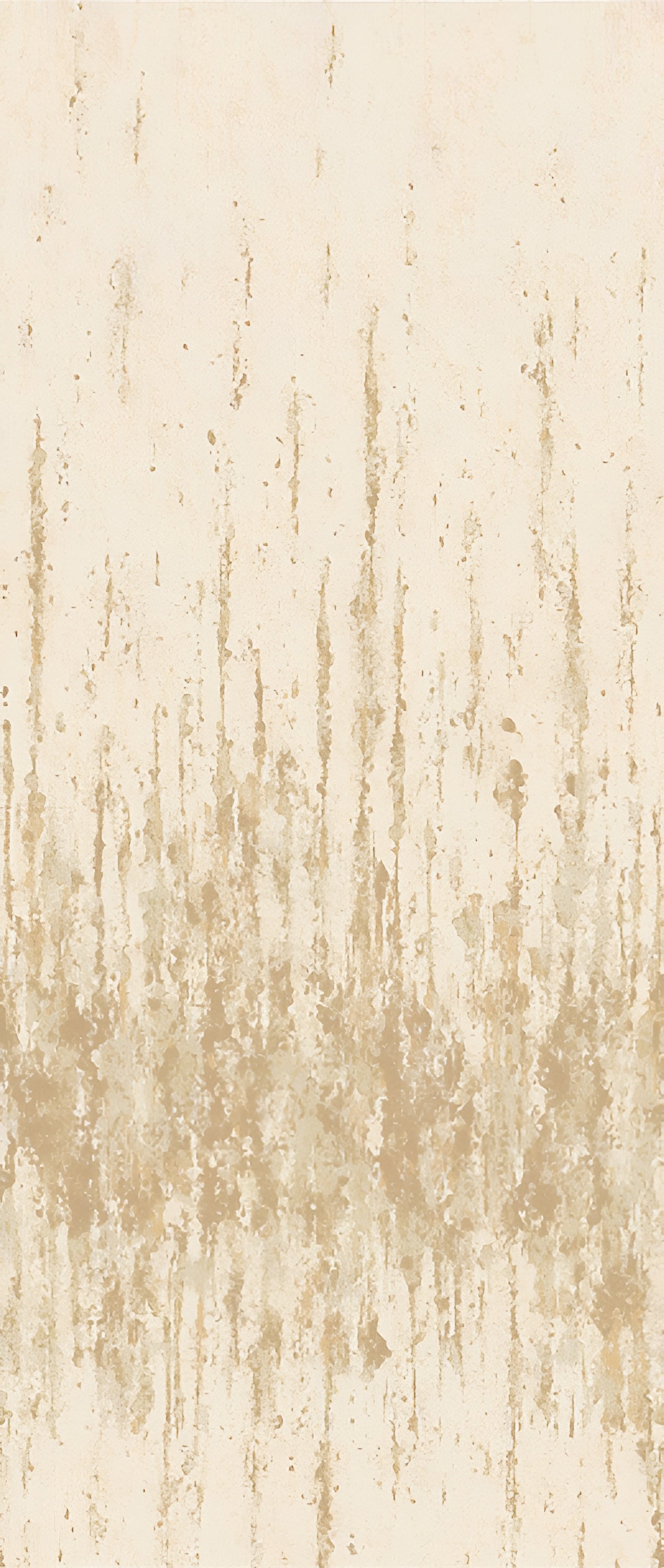 Textile mural imitating an aged wall ORCIA - MORDORÉ golden-brown