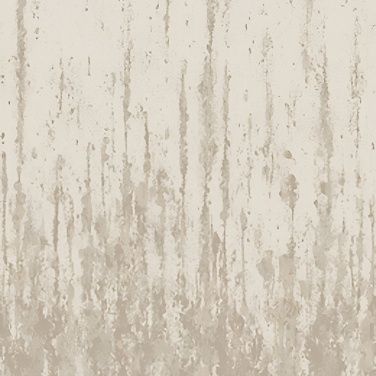 Textile mural imitating an aged wall ORCIA - GRÈGE beige with gray
