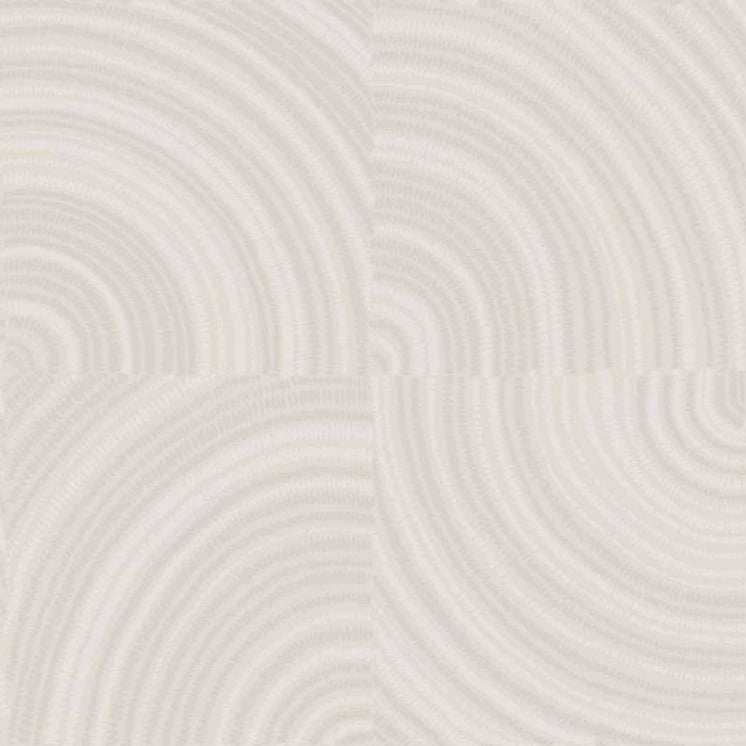 Textiltapete mit geometrischem Muster ALENTOURS - IVOIRE ORANGE Elfenbein