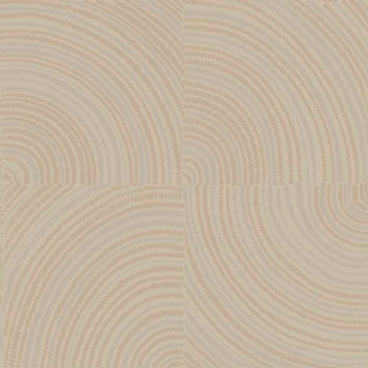 Textiltapete mit geometrischem Muster ALENTOURS - BEIGE ORANGE beige orange