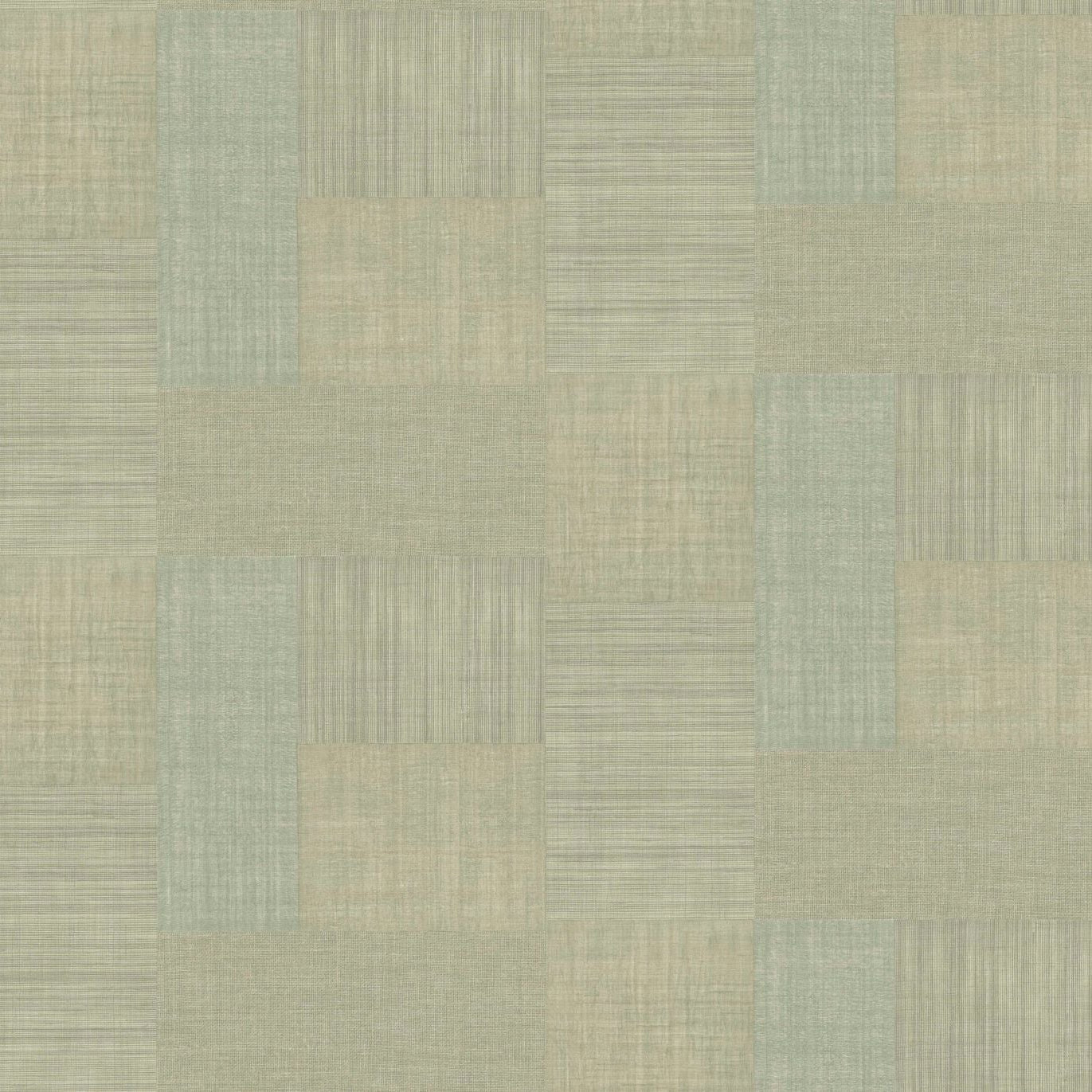 Structural vinyl wallpaper MESTIZO - AMANDE DOUCE olive