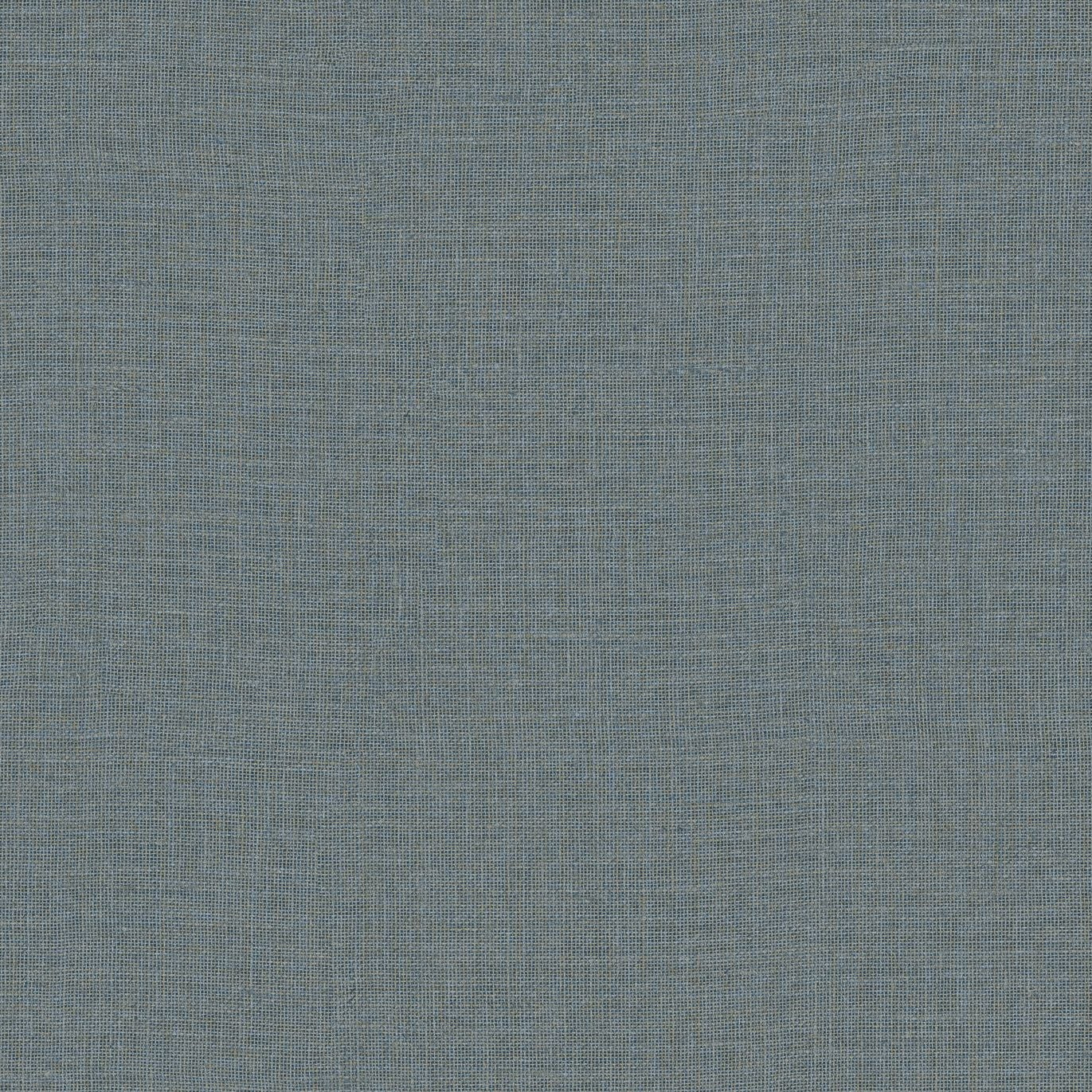 Strukturierte Tapete, die Leinwand imitiert LIENZO - PIERRE BLEUE stahlblau