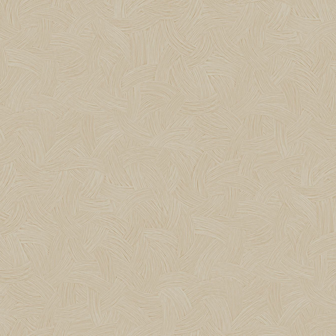 Metallic wallpaper BERENICE - DORÉ CLAIR light beige with gold