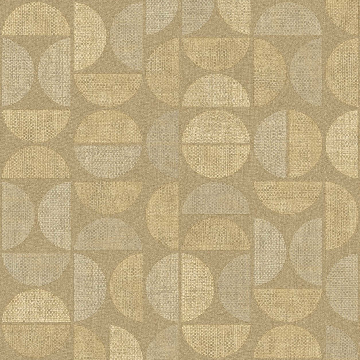 Strukturierte Vinyltapete mit geometrischem Muster DUALIS - TRAVERTIN beige
