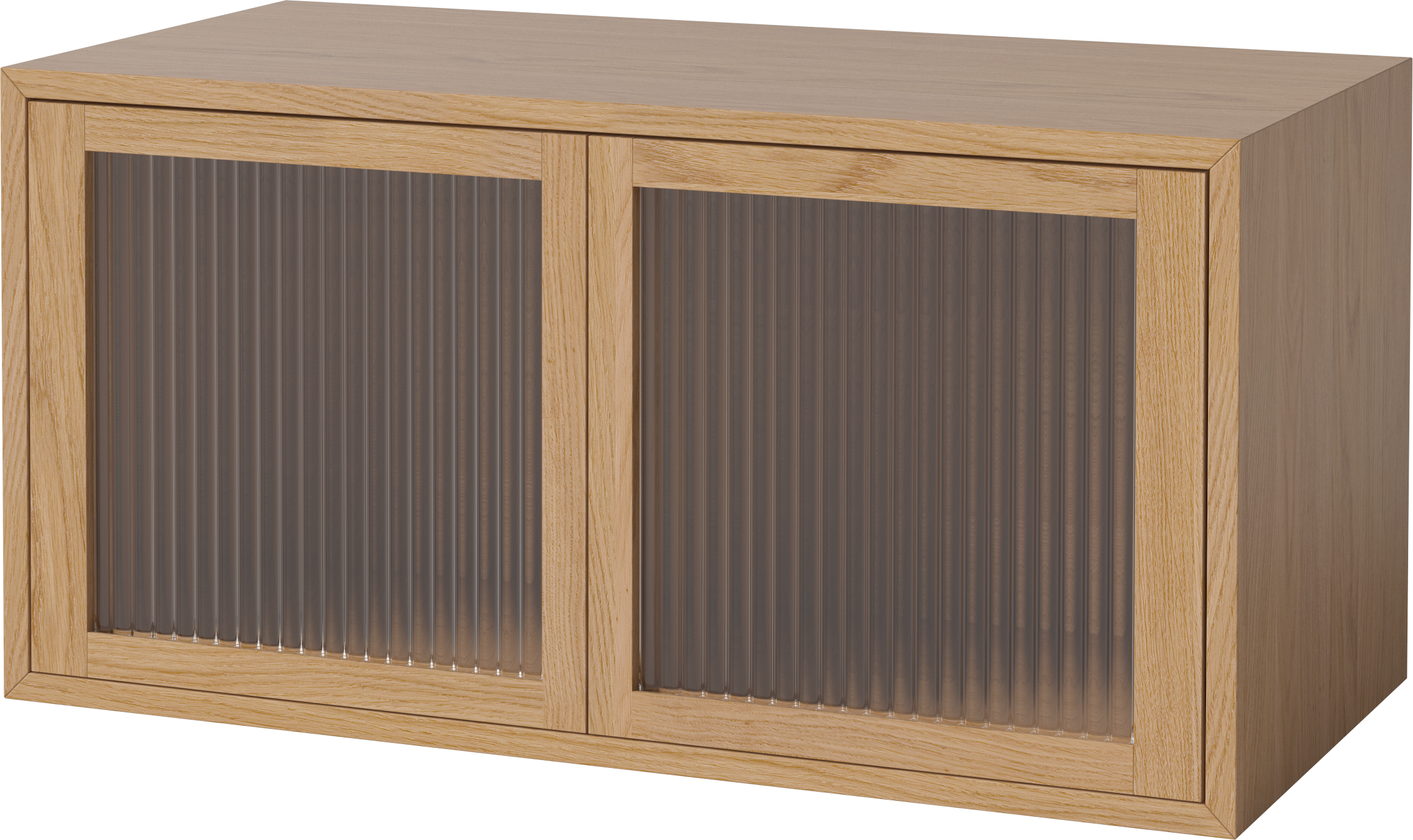 Gehäuseschrank - Einzel -Eichenfurniermodul