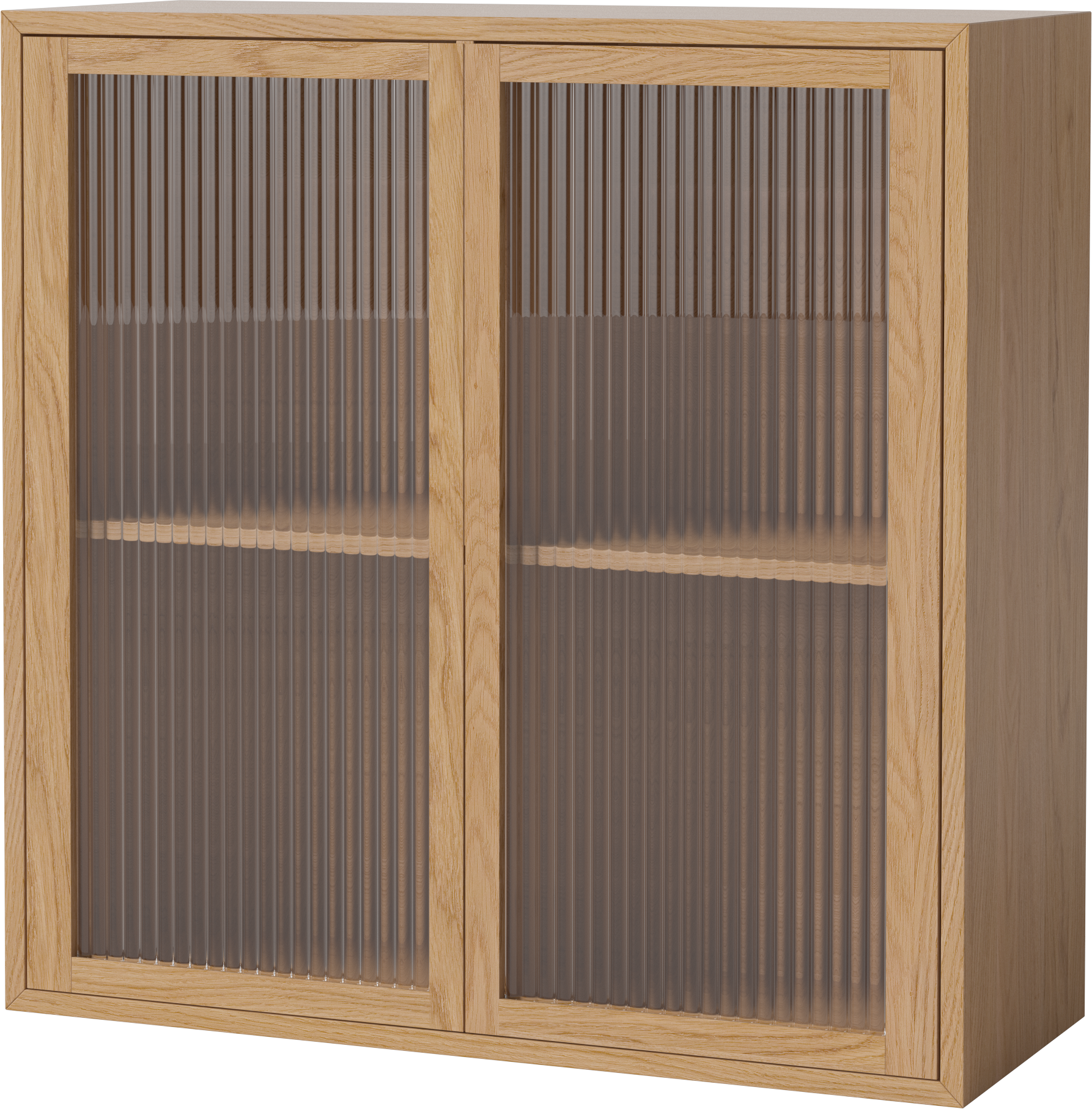 Gehäuseschrank - Einzel -Eichenfurniermodul