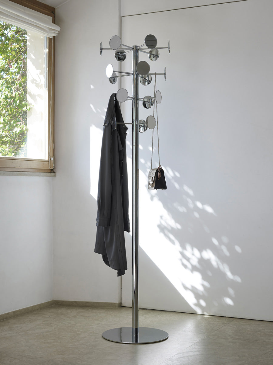 CHAPERON gold standing coat rack