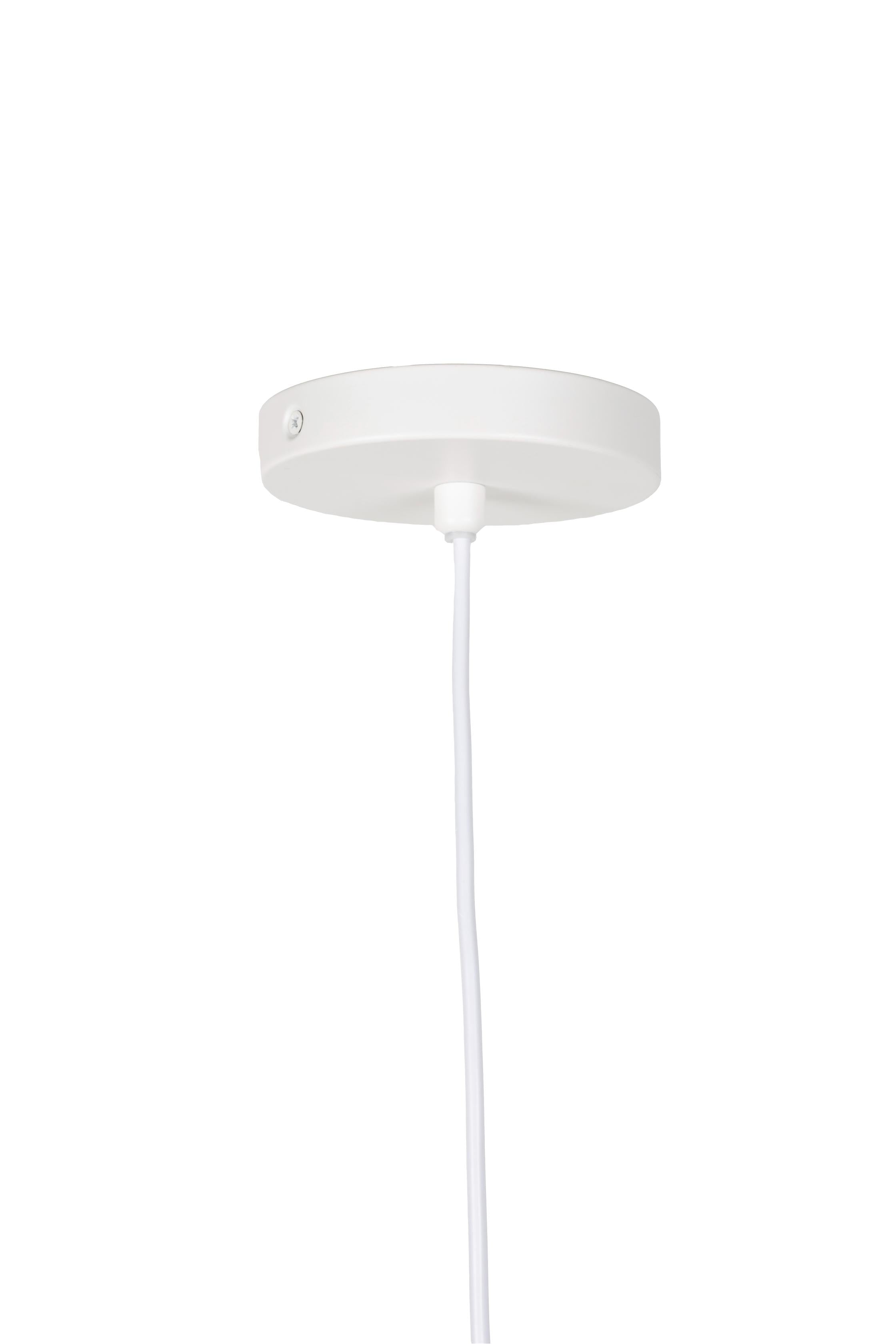Hängelampe COCOON in cremefarbener Bouclé-Optik