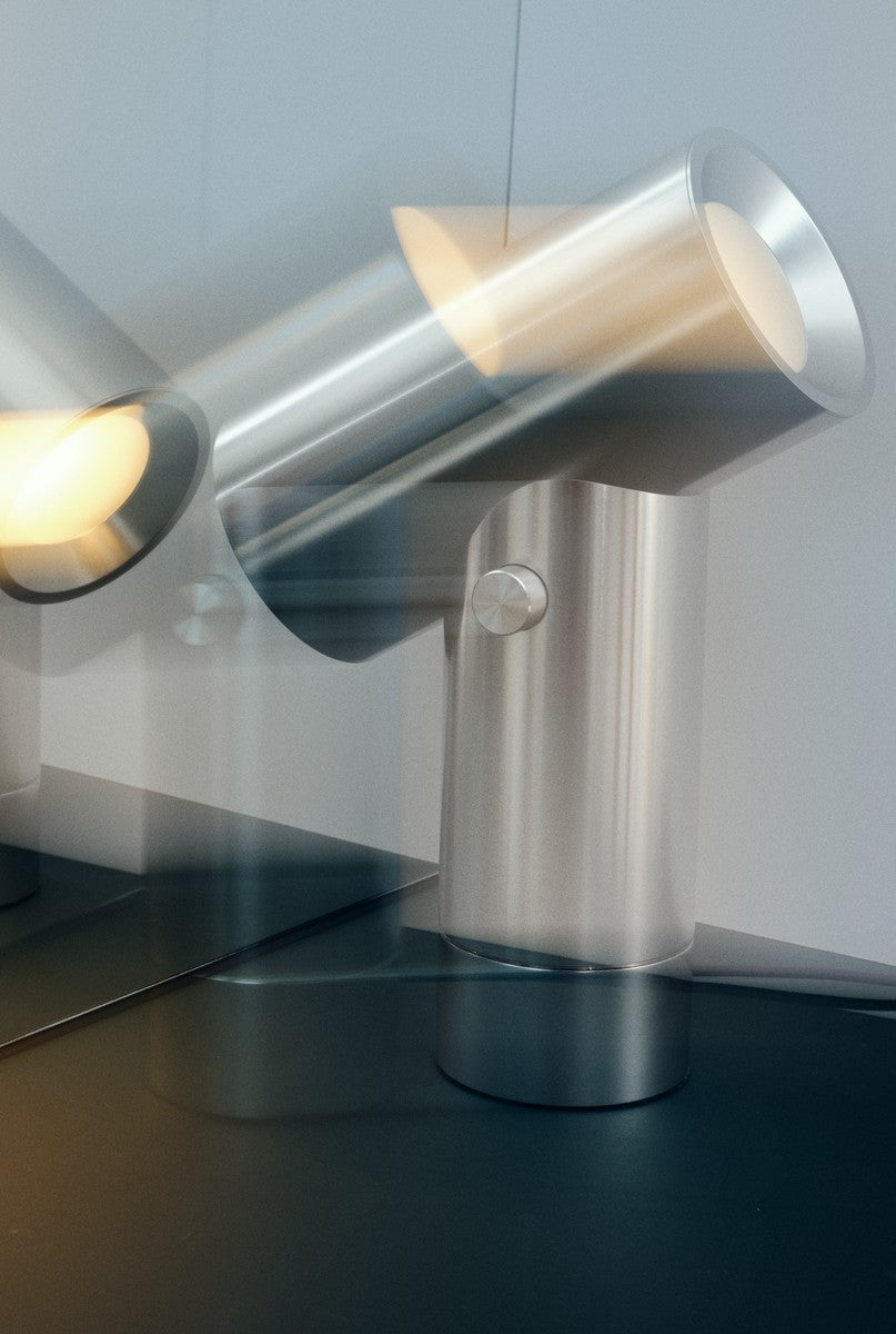 Tischlampe BEAM poliertes Aluminium