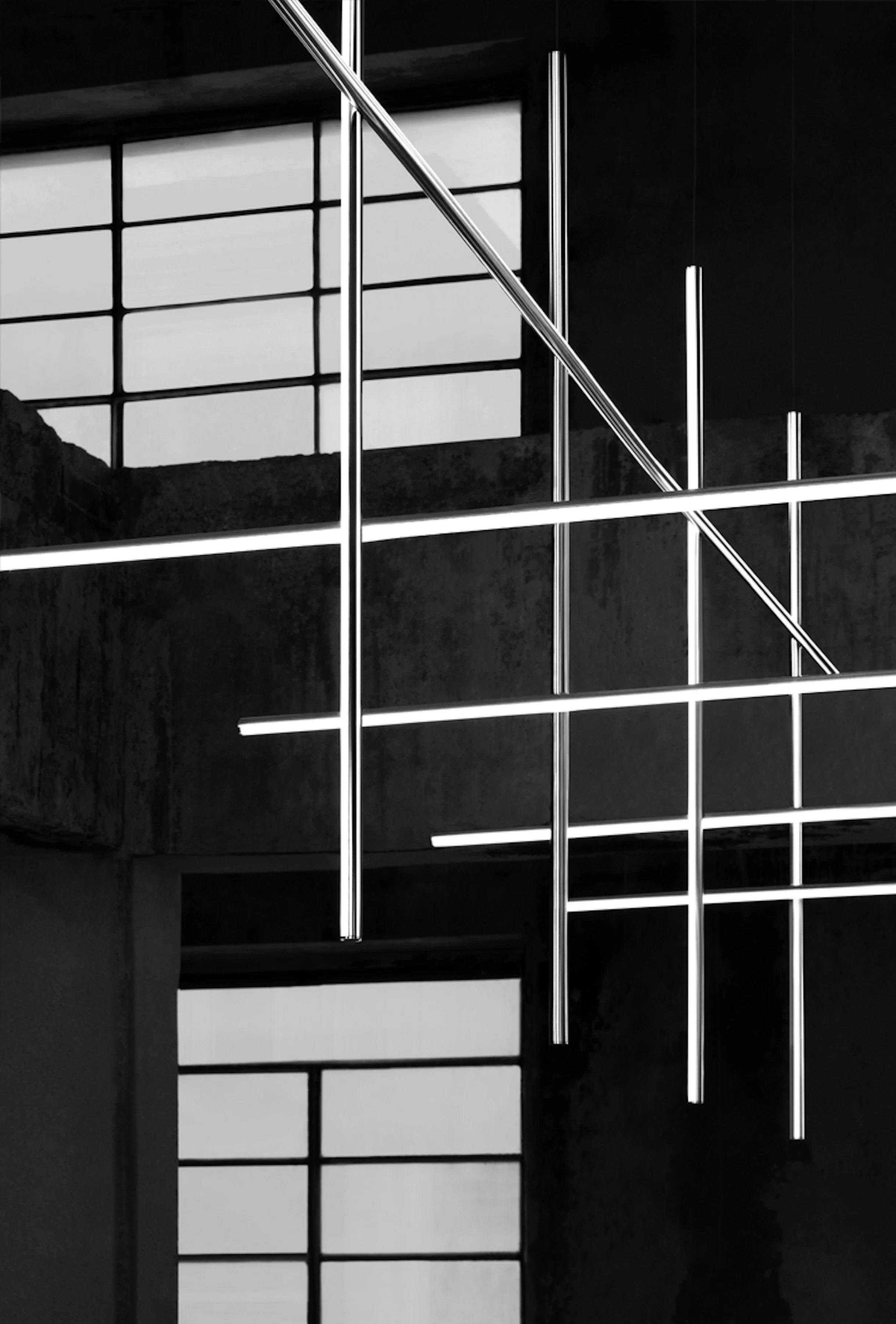 Pendelleuchte COORDINATES 4 CL III silber