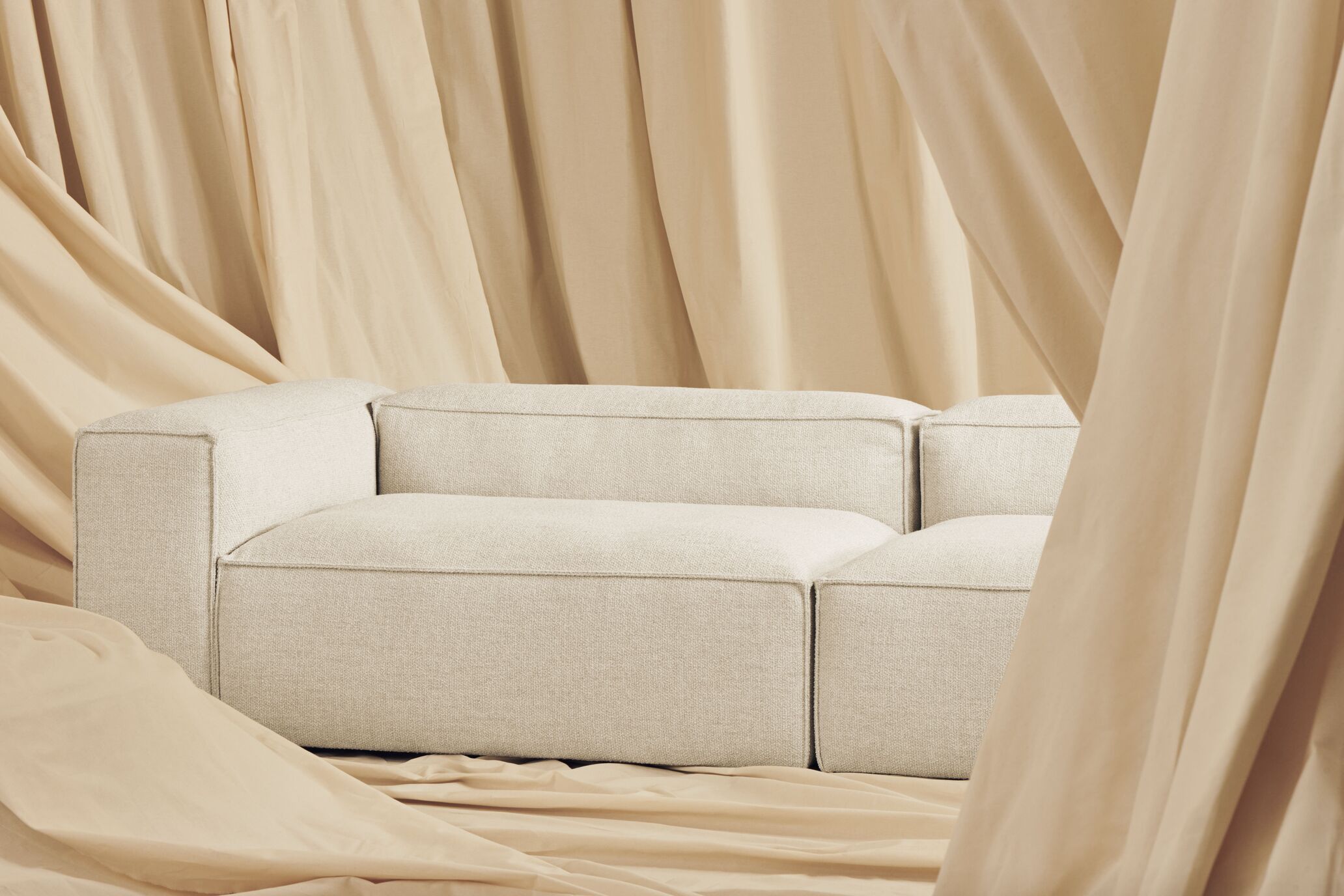 2-Modul-Sofa gepolstert