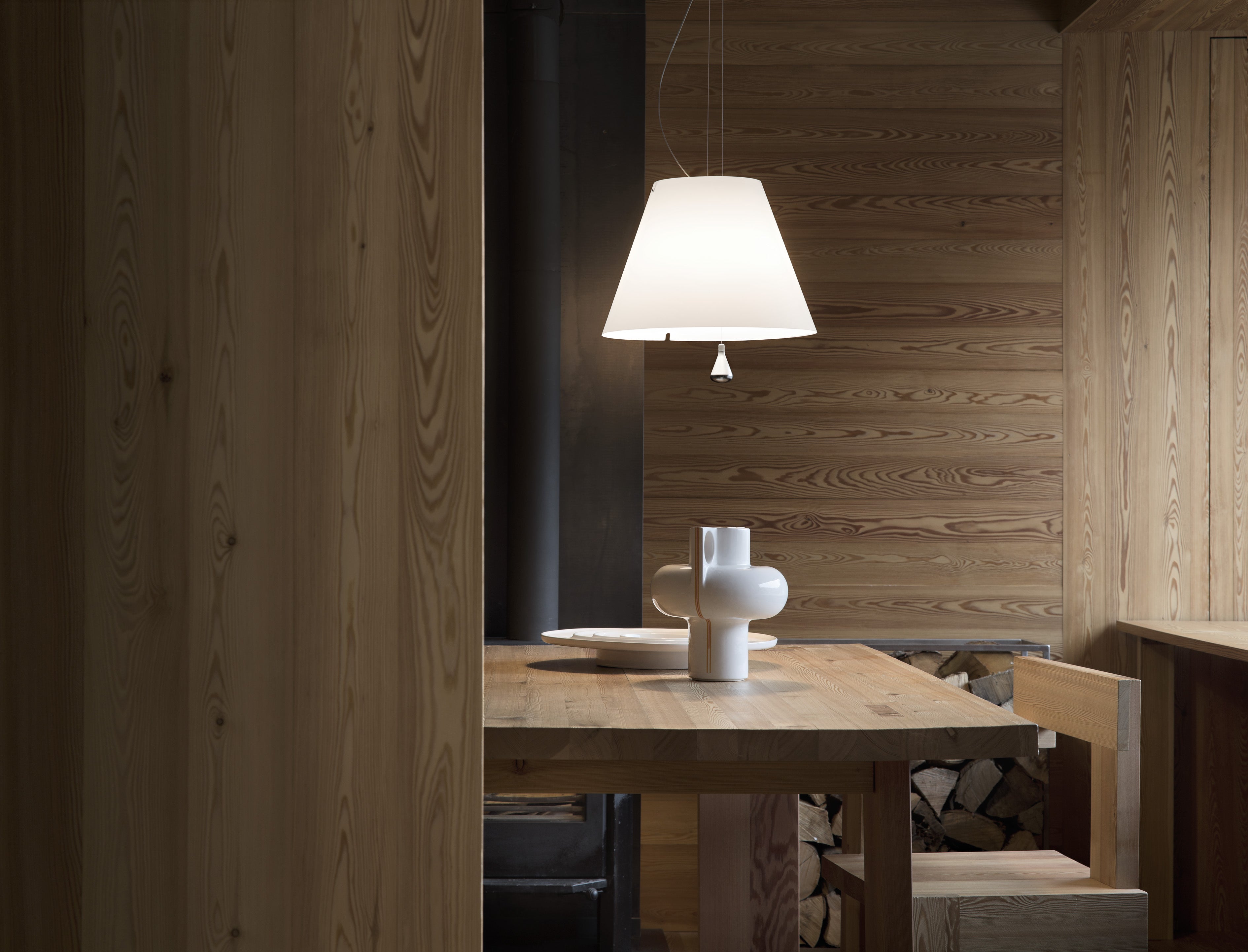 Costanza green hanging lamp