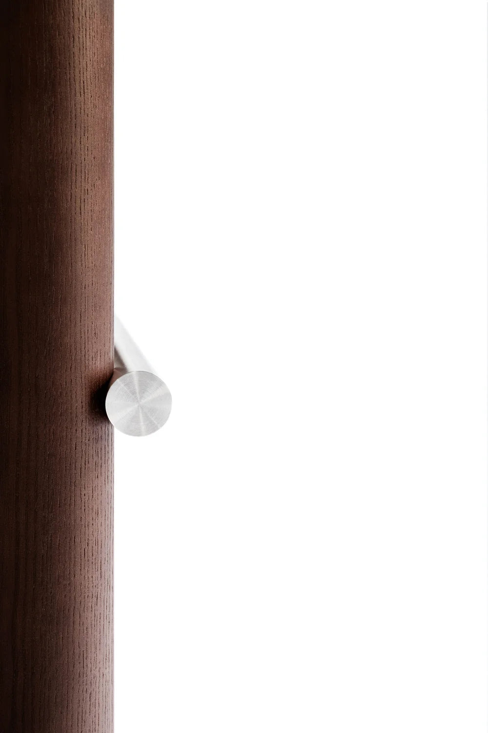 Upholstered Bar Stool GROPIUS CS2 with Wooden Base