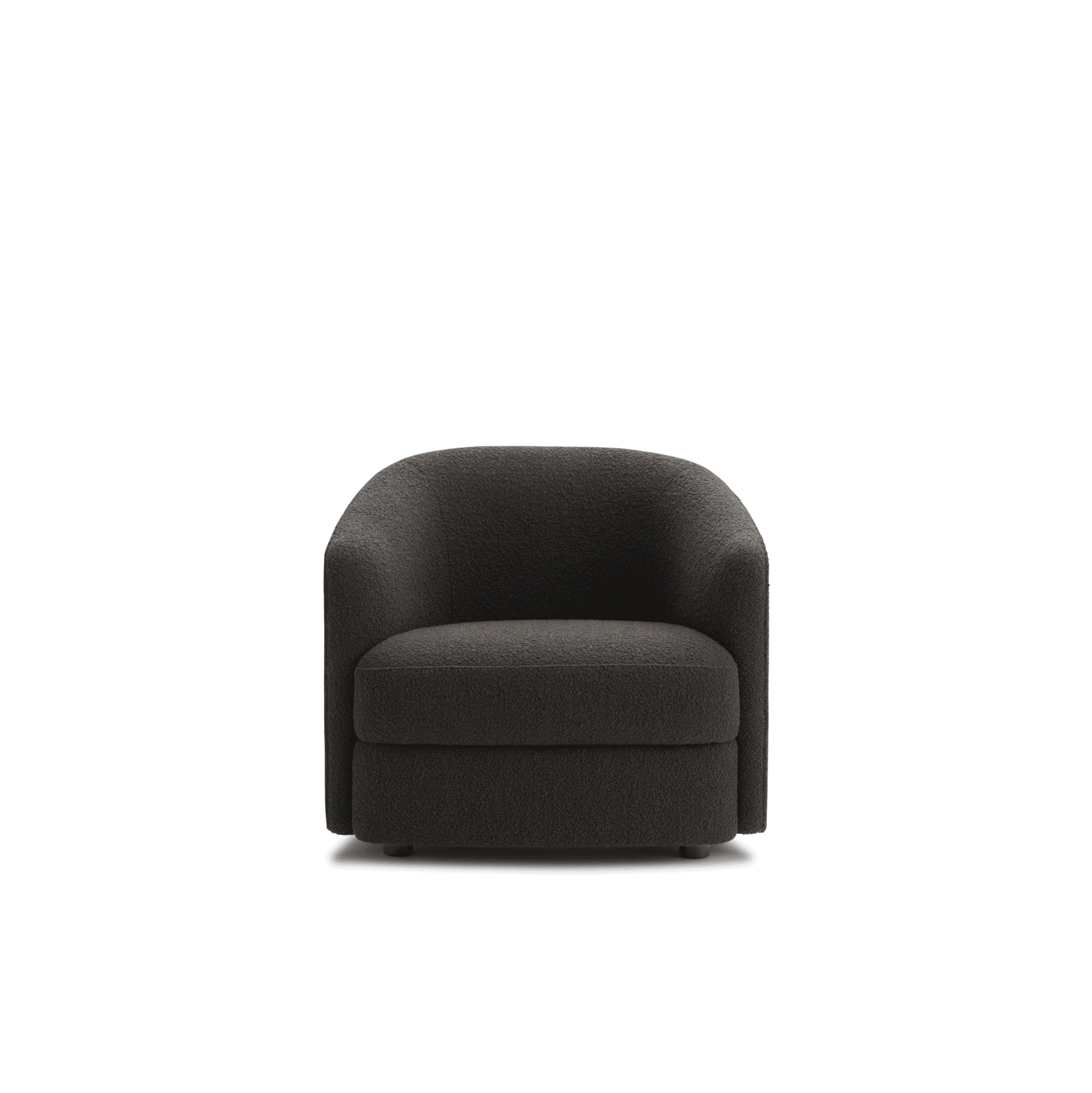 Gepolsterter kugelhafter Sessel