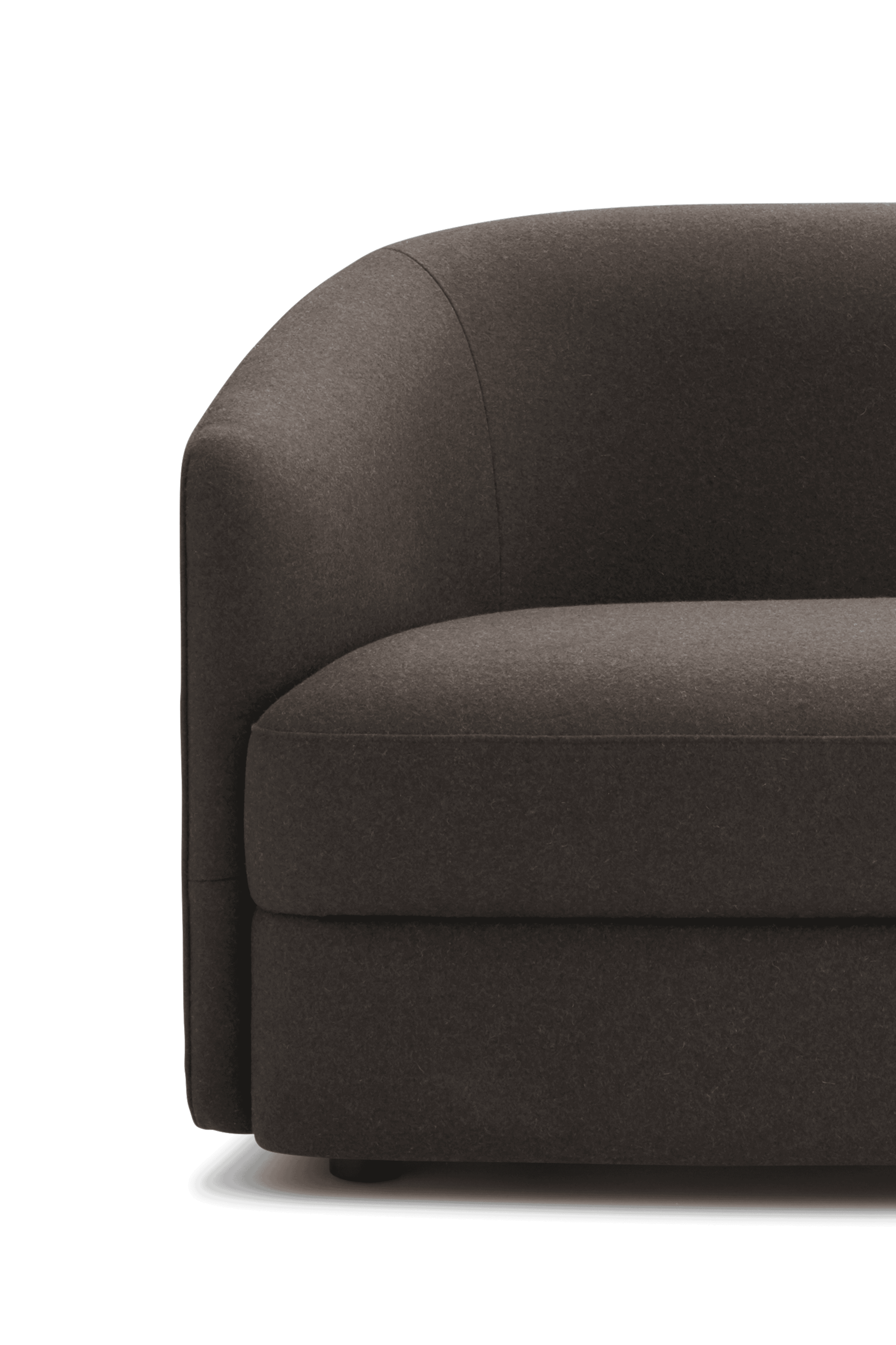 2-Personen-Sofa, schmale Polster