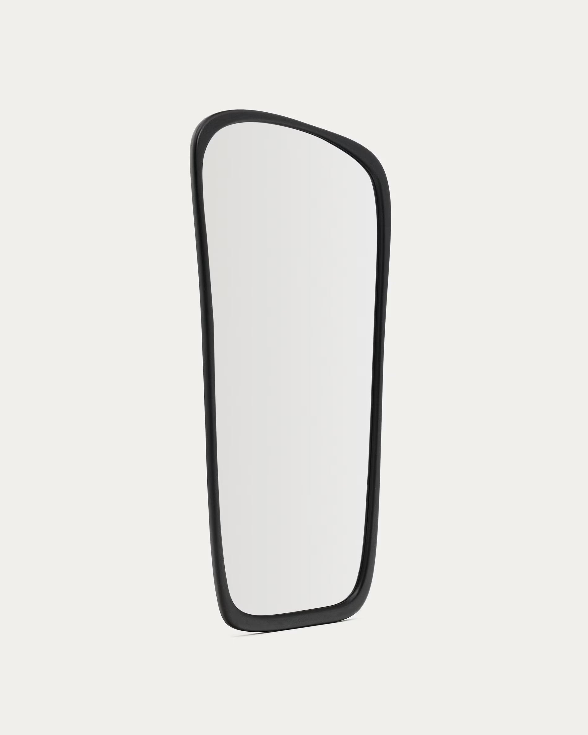 ALURA Rectangular Mirror Black Teak Wood