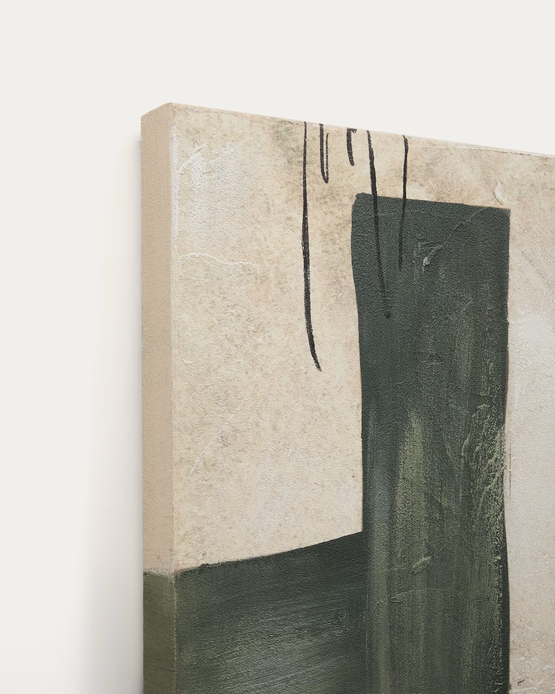 FIDA Picture in Green with Beige