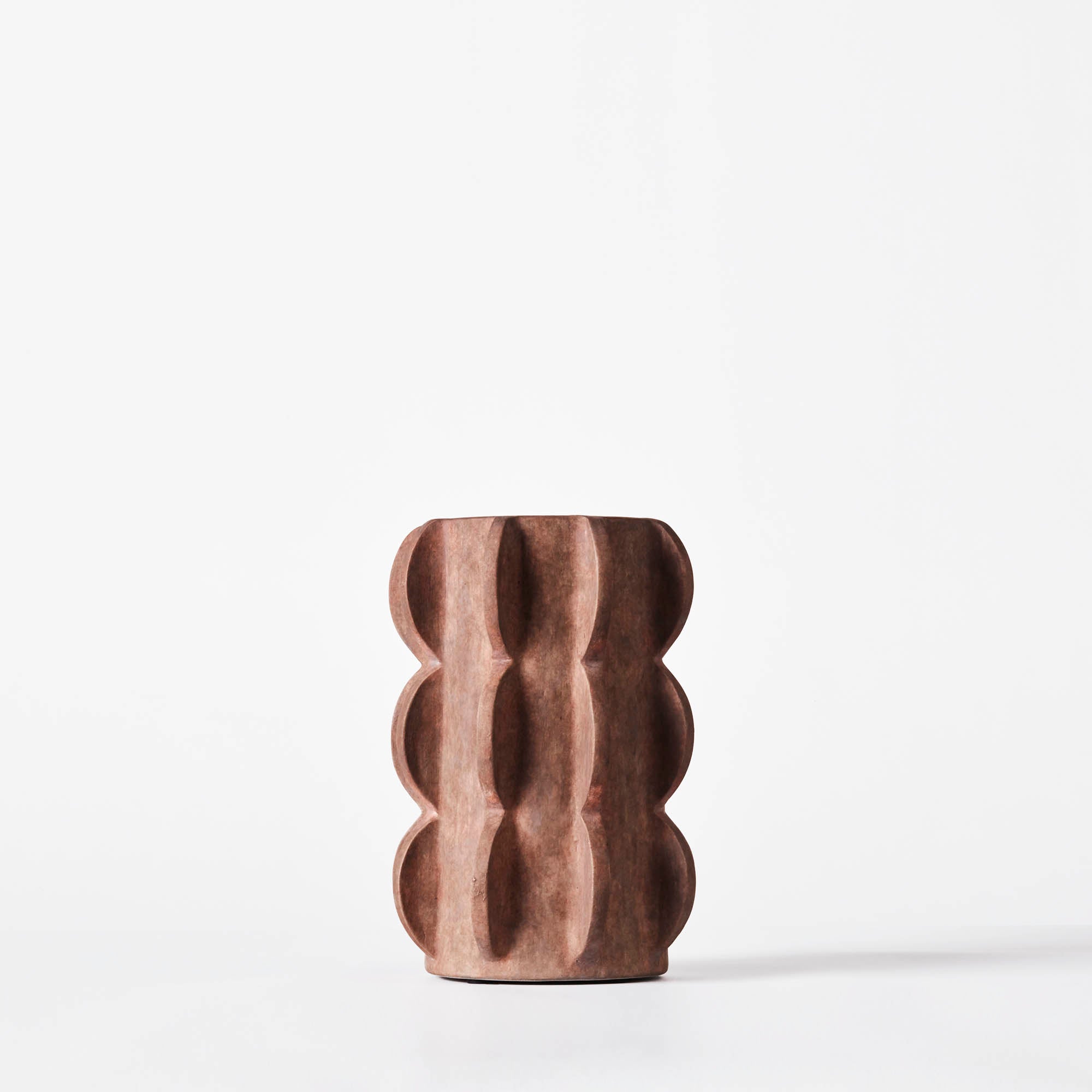 Vase ARCISSIMO braune Keramik