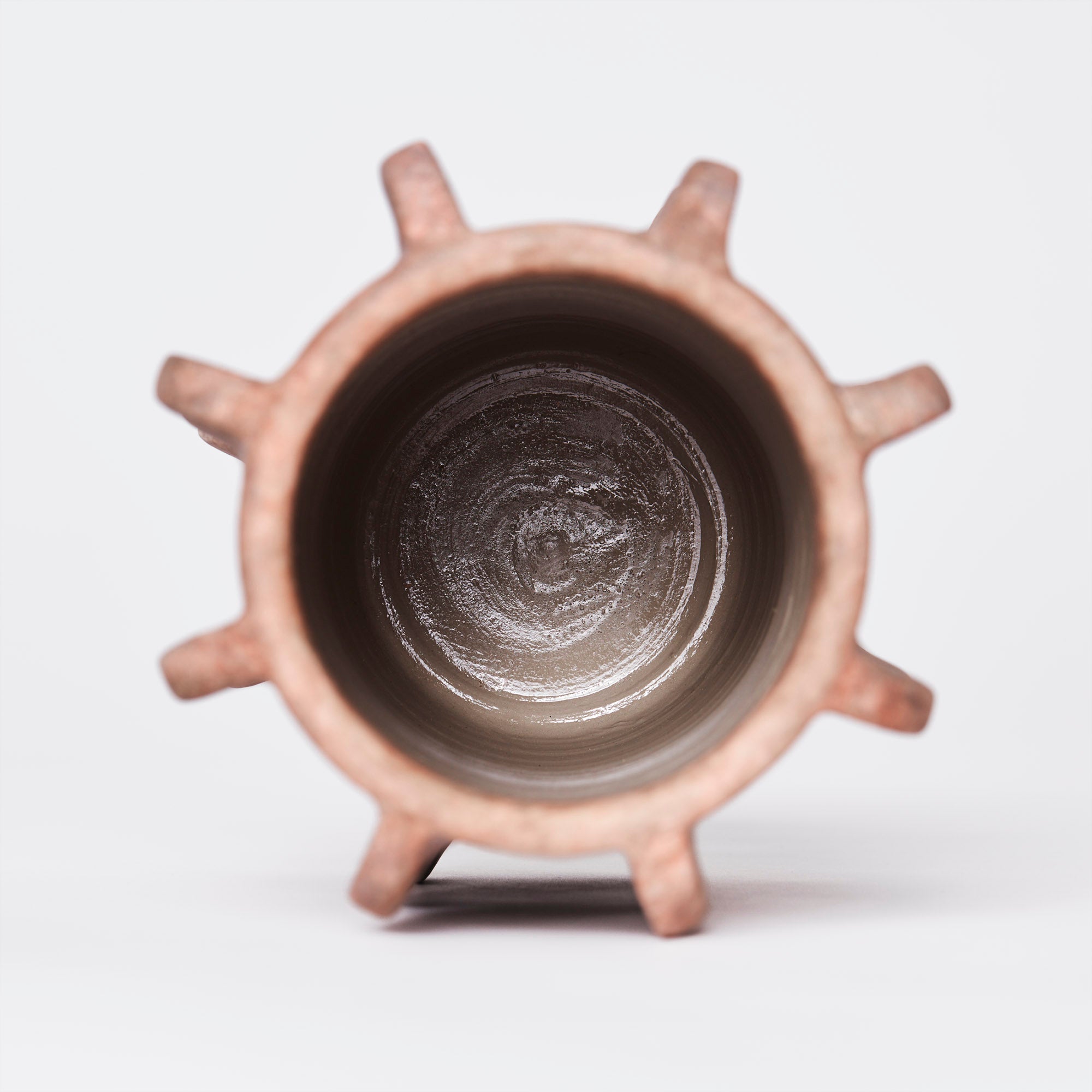 Vase ARCISSIMO braune Keramik