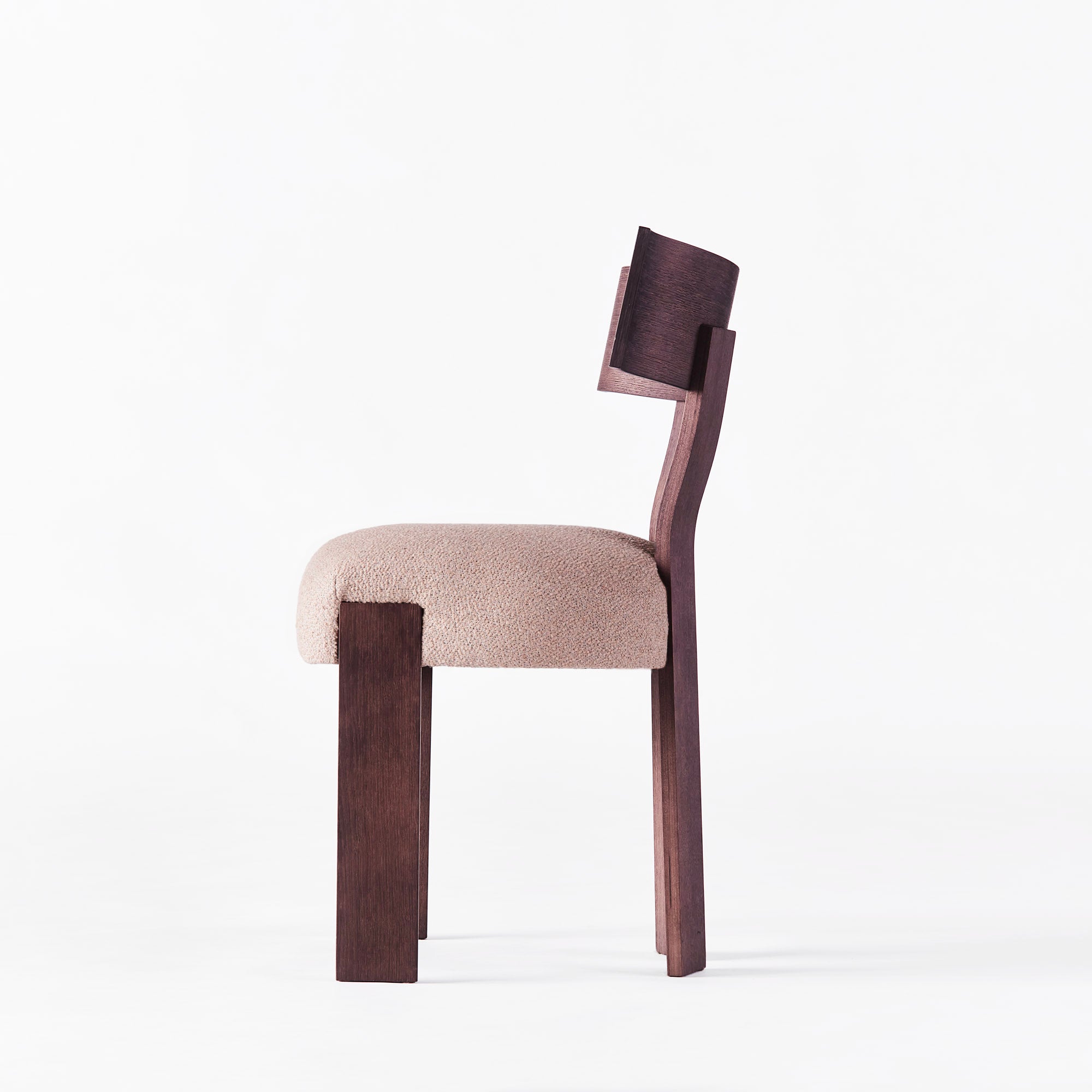 ALBA Chair beige with dark oak base