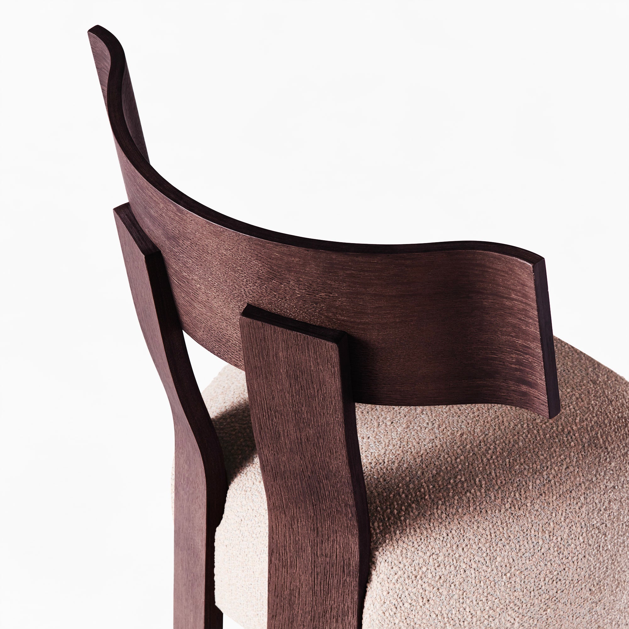 ALBA Chair beige with dark oak base