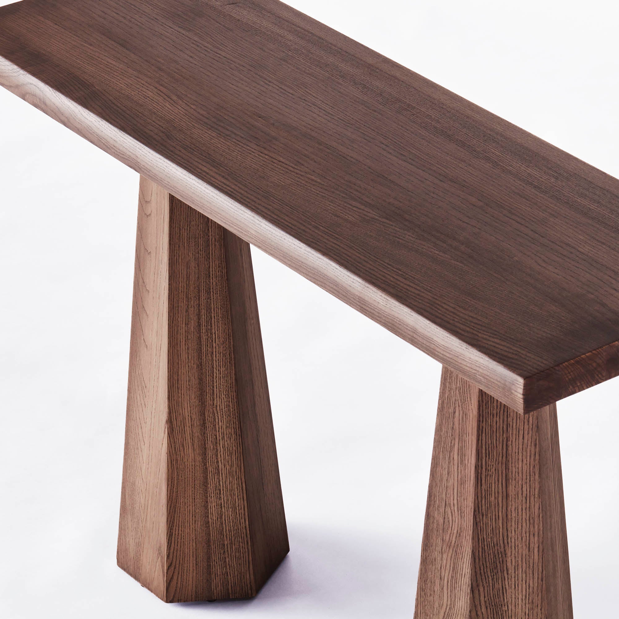 HEXAGON console made of ash wood