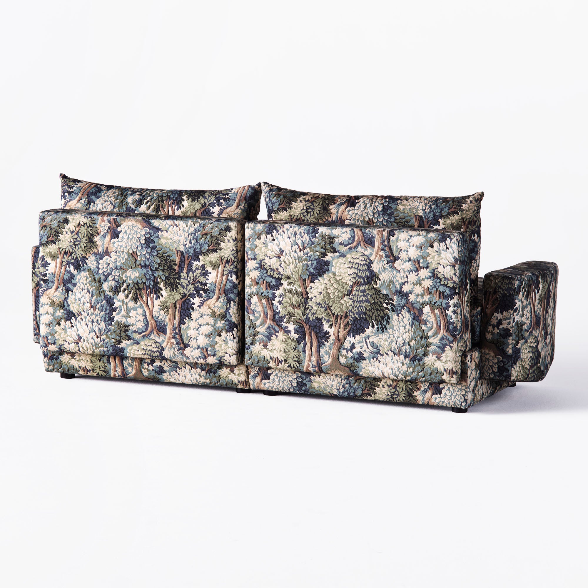 Sofa 2-Sitzer LAUREL mit Pflanzenmotiv