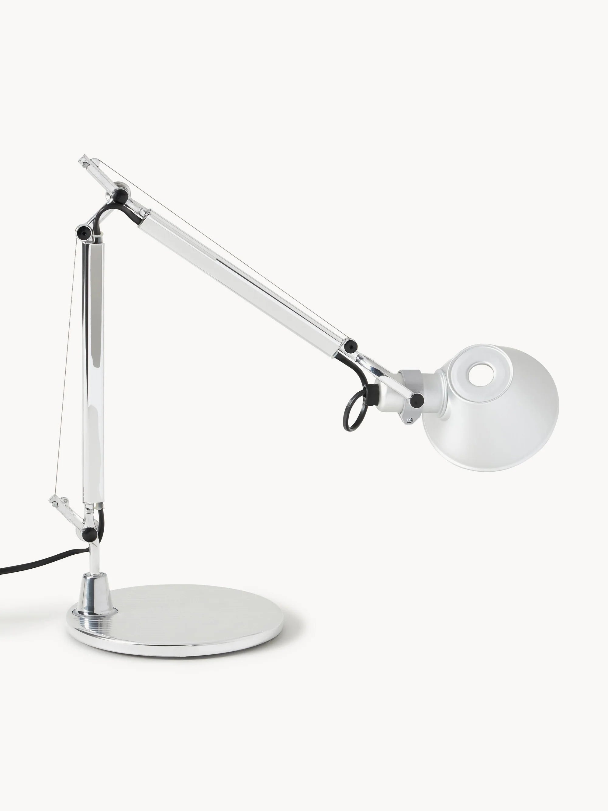 Adjustable Desk Lamp TOLOMEO MICRO Matte Silver