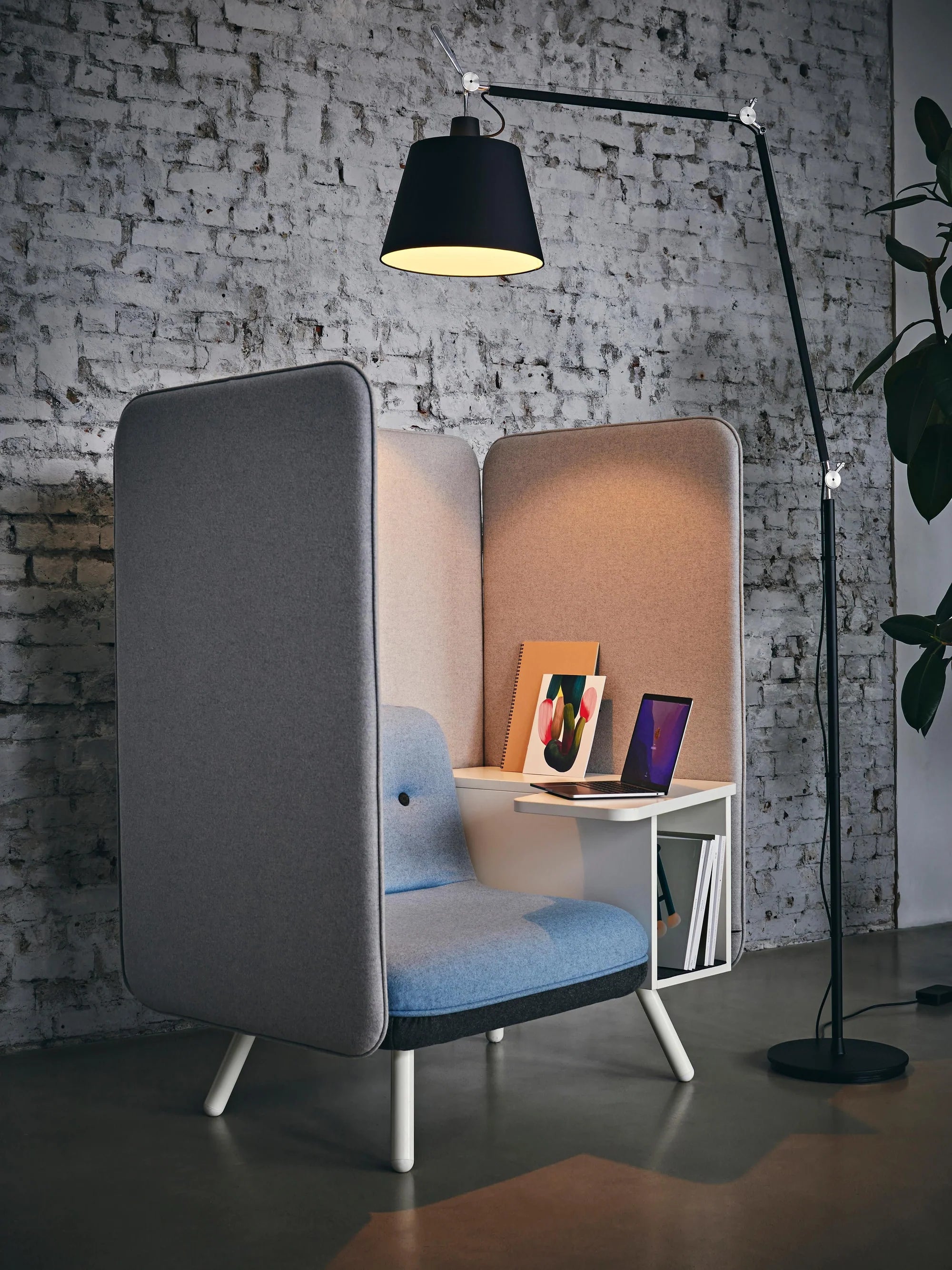 TOLOMEO MEGA Black Floor Lamp