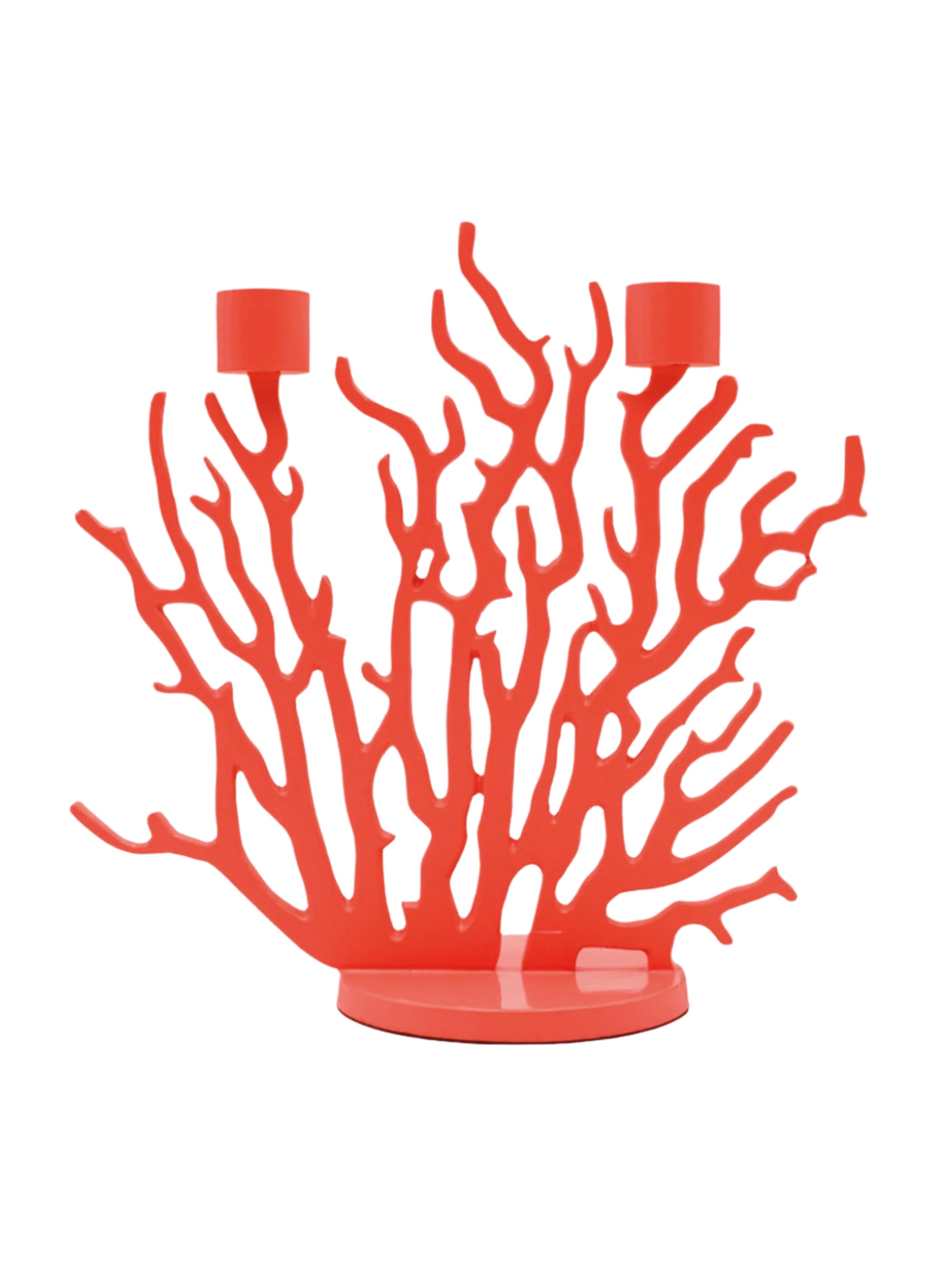 Tenochtitlan candlestick red