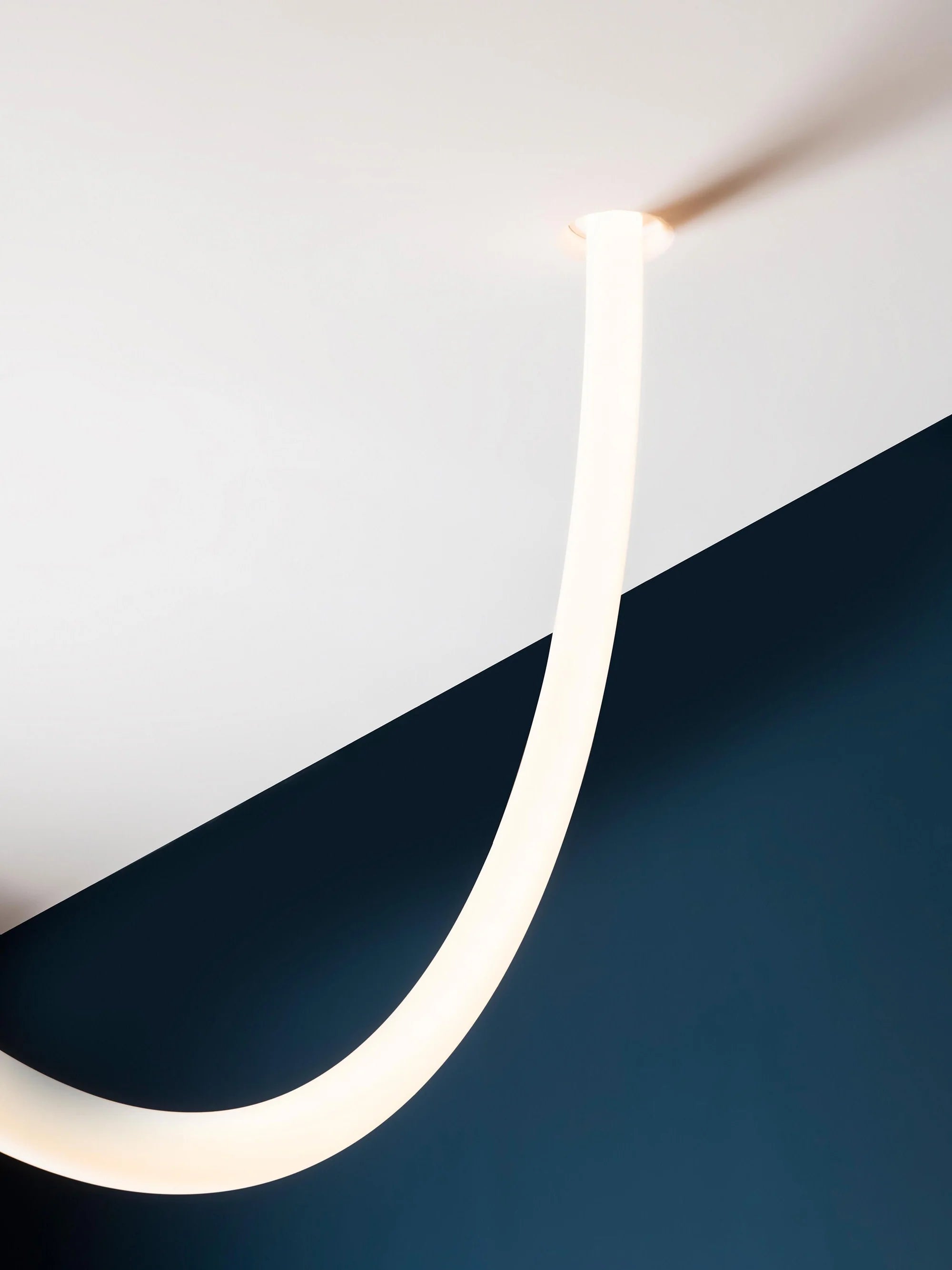 Flexible Leuchtstofflampe LA LINEA Aluminium