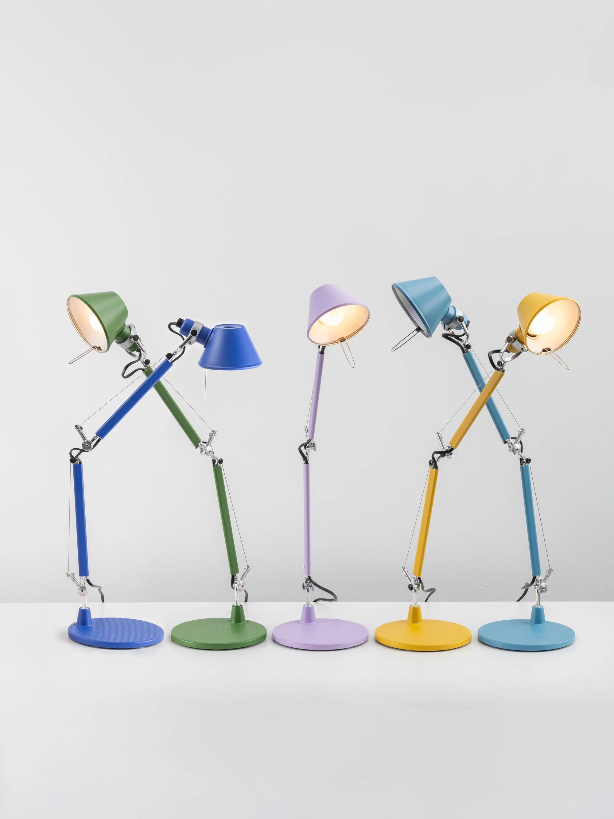 Adjustable Desk Lamp TOLOMEO MICRO COLOR MATTE Lavender