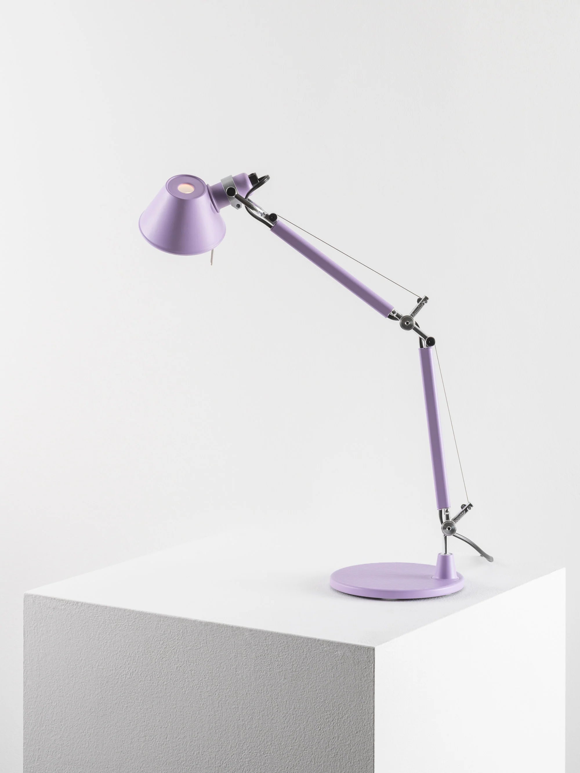 Adjustable Desk Lamp TOLOMEO MICRO COLOR MATTE Lavender