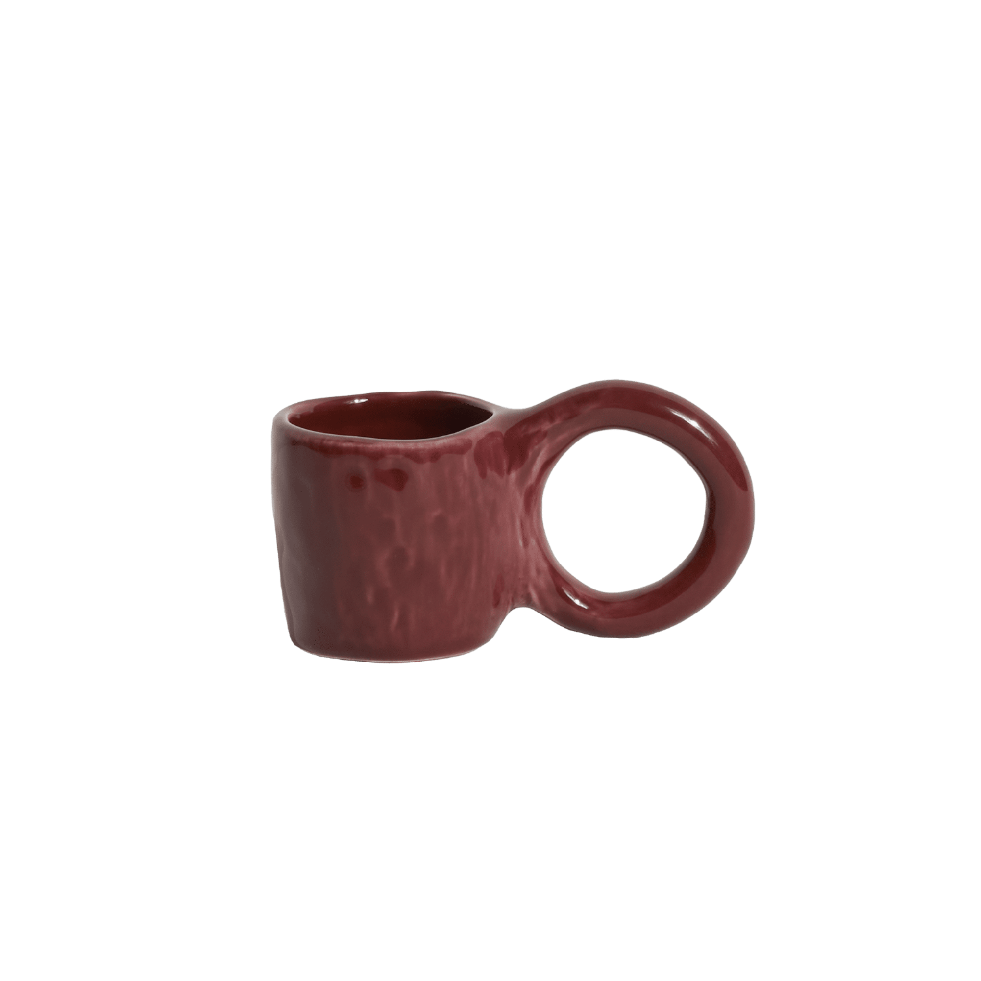 Espressotassen-Set DONUT in Kirschrot